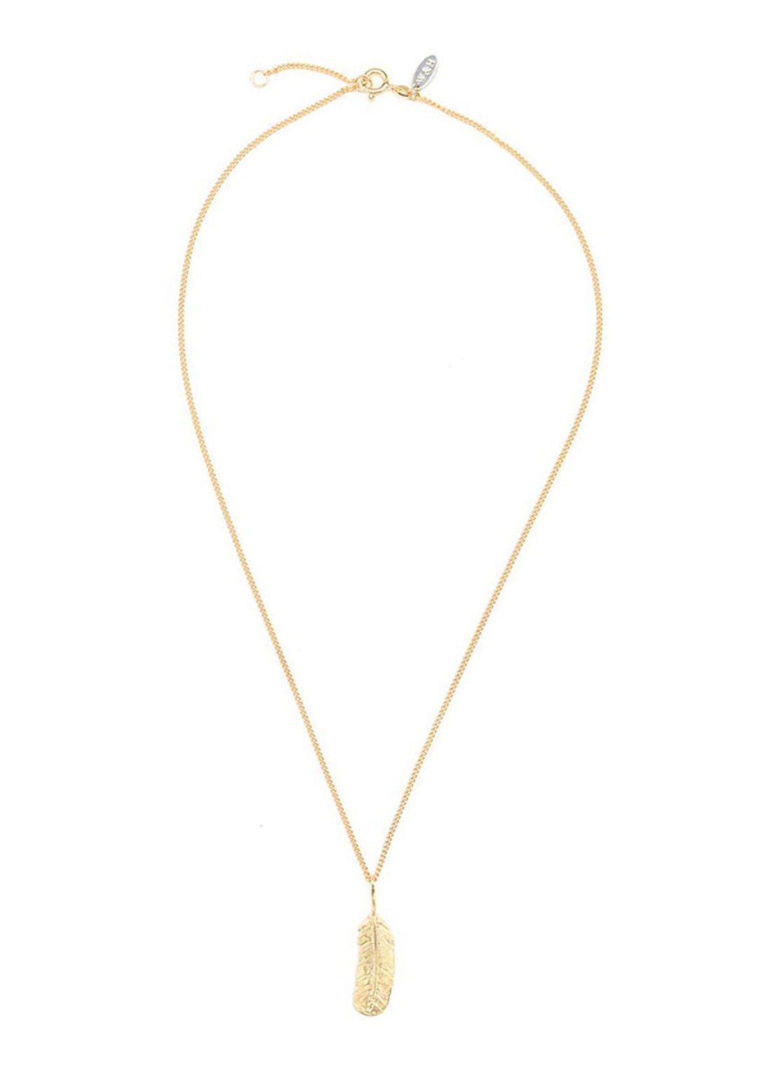Wouters & Hendrix Ketting verguld - voorkant 3 goud
