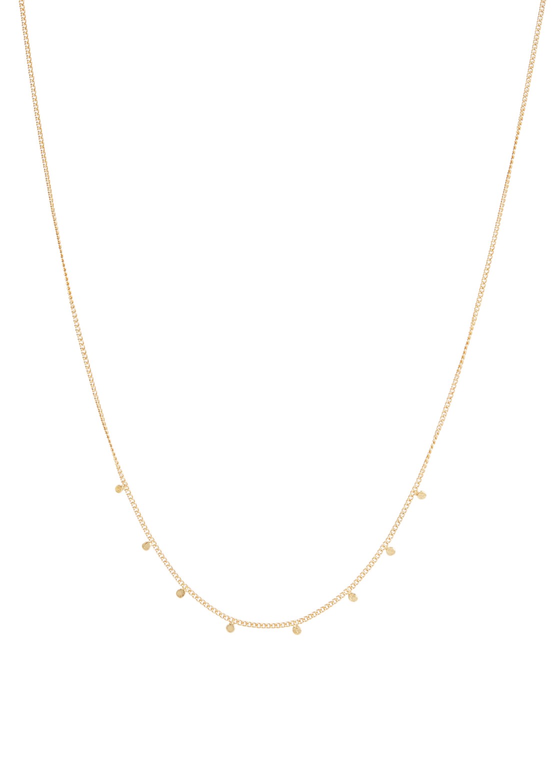 Wouters & Hendrix Ketting verguld - voorkant goud