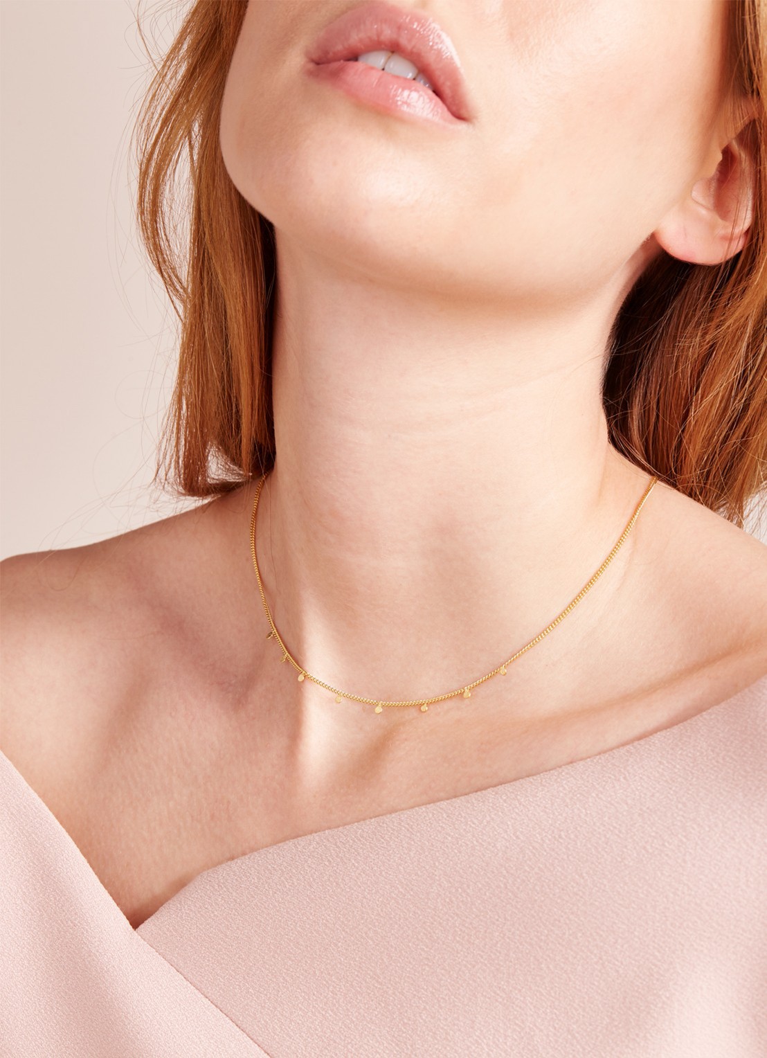 Wouters & Hendrix Ketting verguld - voorkant 2 goud