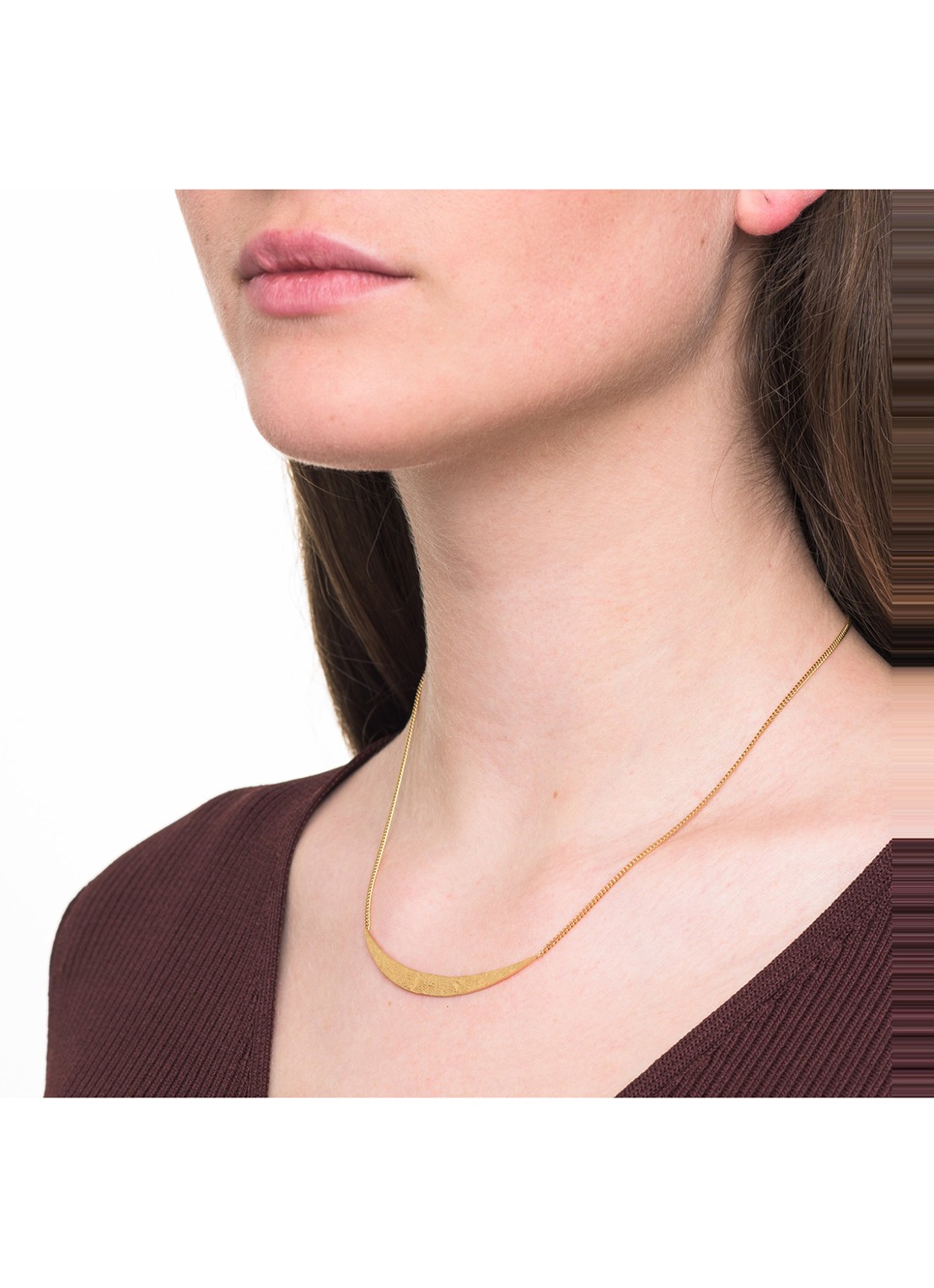 Wouters & Hendrix Ketting verguld - detail goud