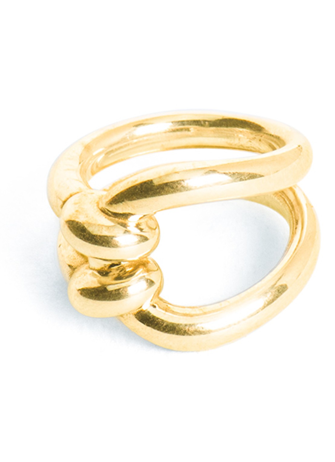 Wouters & Hendrix Mariner's lock ring verguld - detail goud
