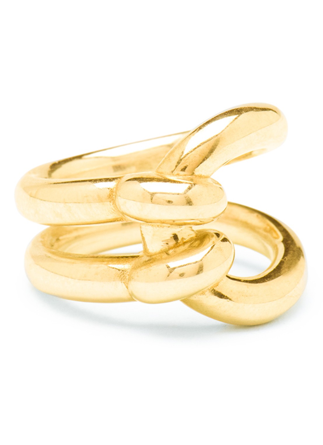 Wouters & Hendrix Mariner's lock ring verguld - detail 2 goud