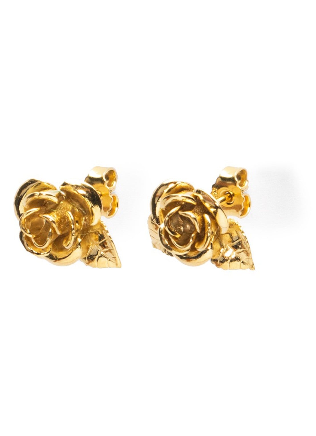 Wouters & Hendrix Rose oorstekers verguld - detail 3 goud