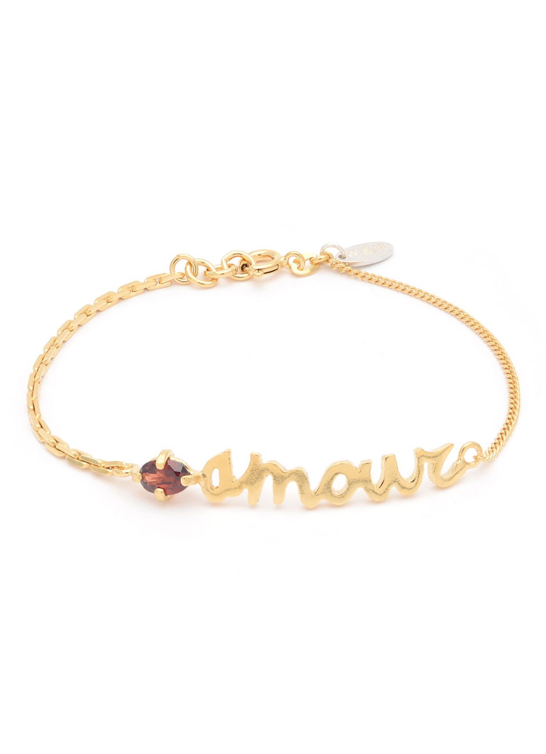 Wouters & Hendrix Wouters & Hendrix Armband Amour verguld - voorkant goud