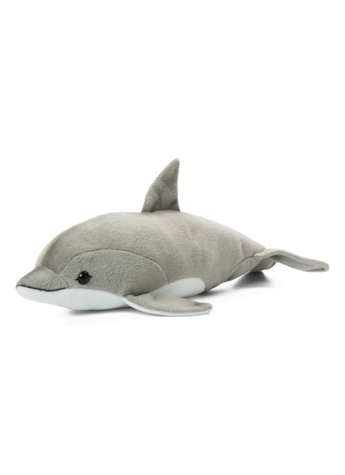 WWF Dolfijn knuffel 23 cm - voorkant 2 grijs