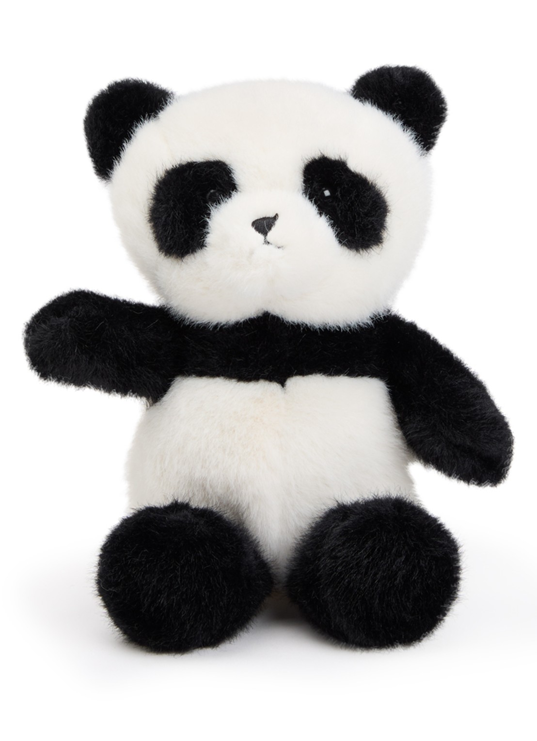 WWF Floppy Panda knuffel - voorkant zwart