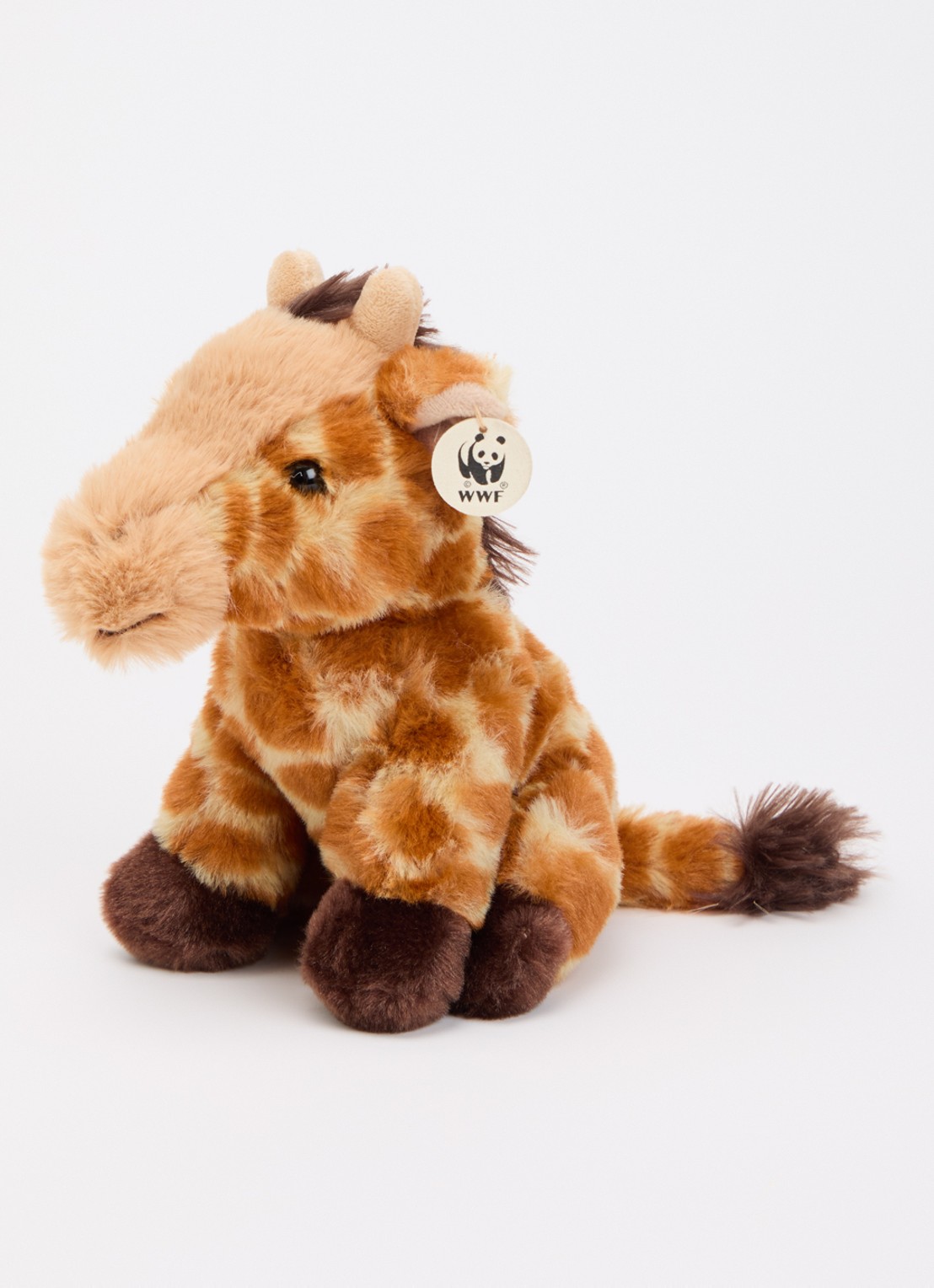 WWF Giraf knuffel - voorkant 2 bruin