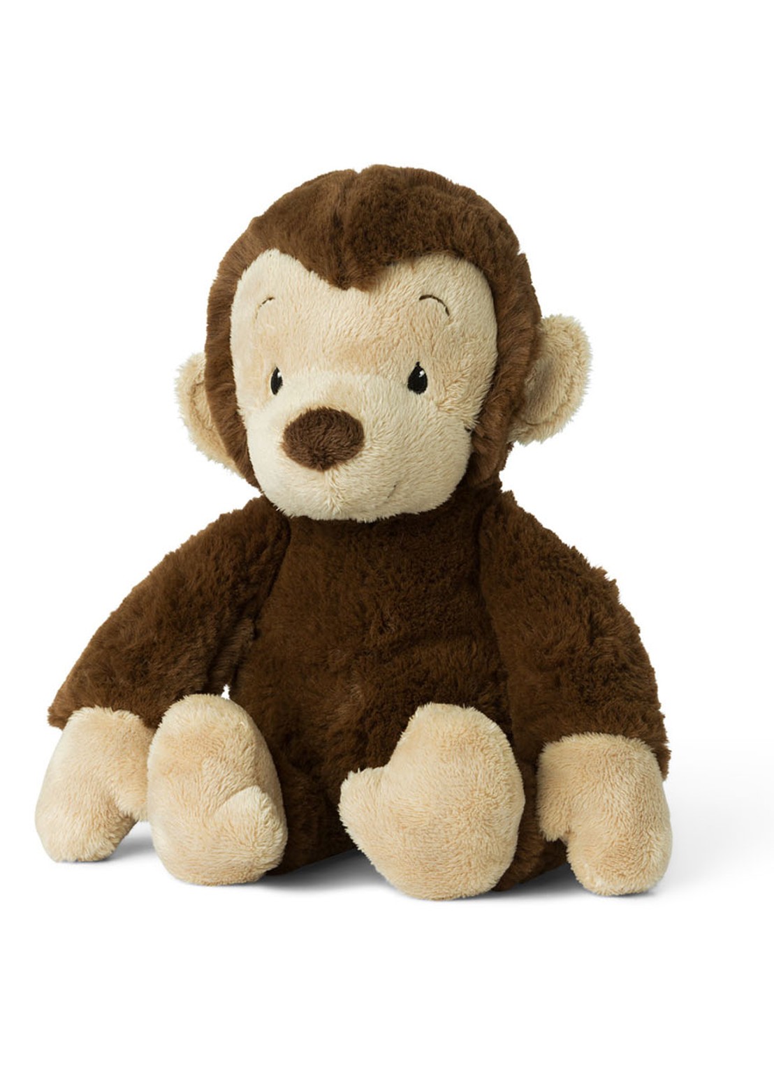 WWF Mago aap knuffel 23 cm - voorkant bruin