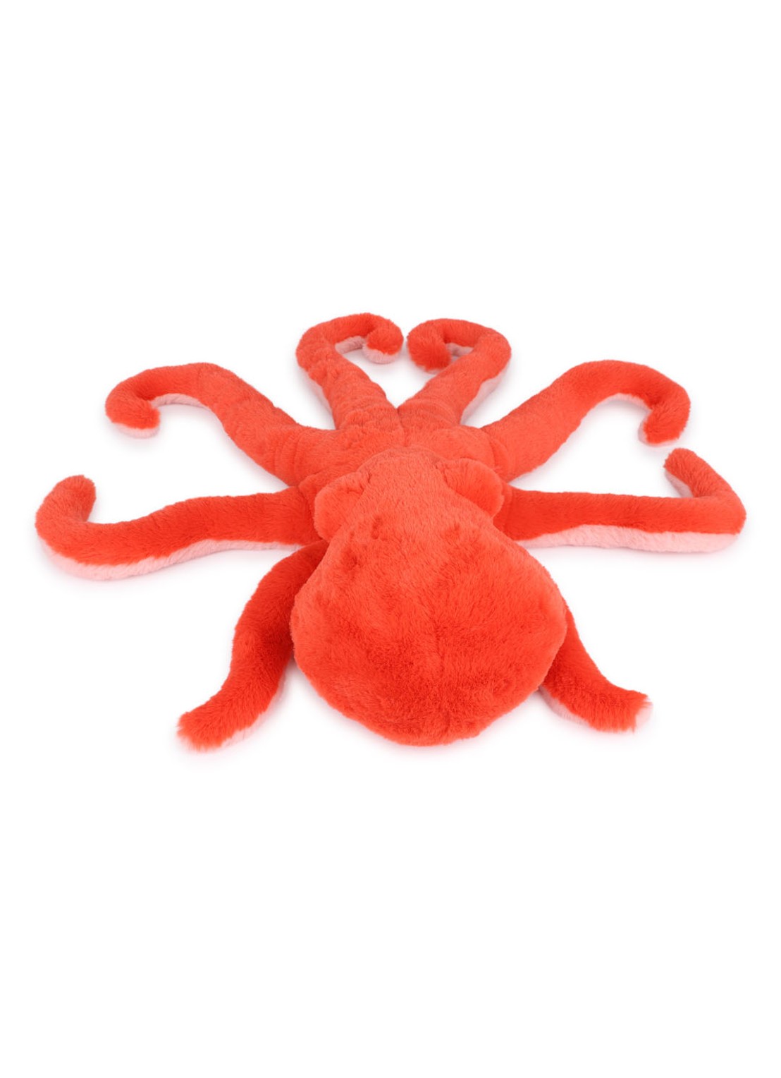 WWF Octopus knuffel 50 cm - detail 4 rood