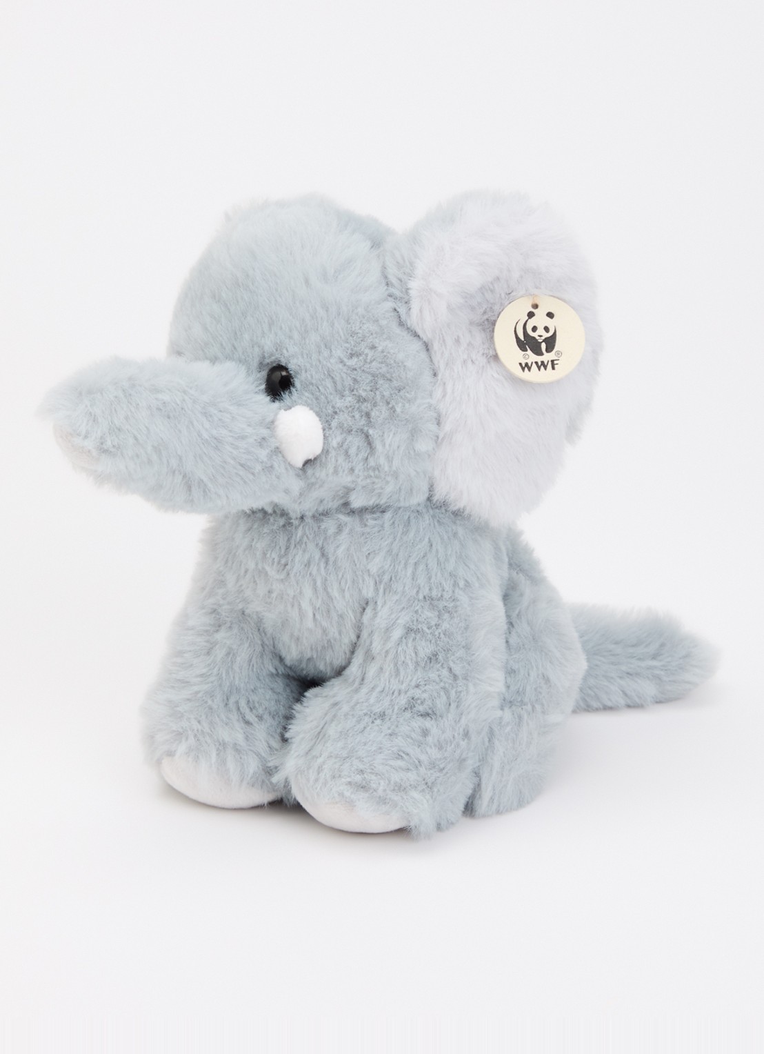 WWF Olifant knuffel - voorkant 2 blauwgrijs