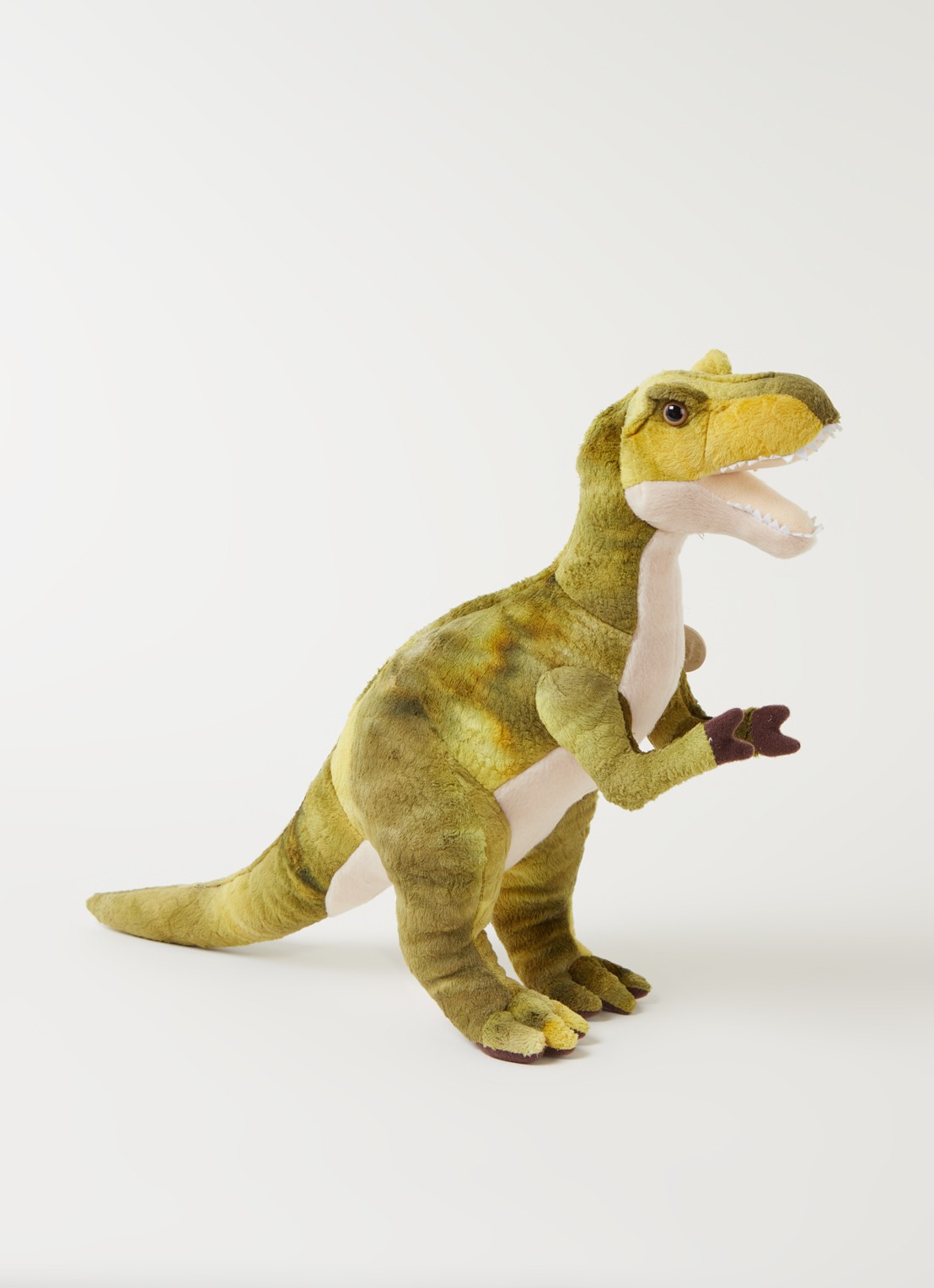 WWF T-Rex knuffel 33 cm - voorkant 2 groen