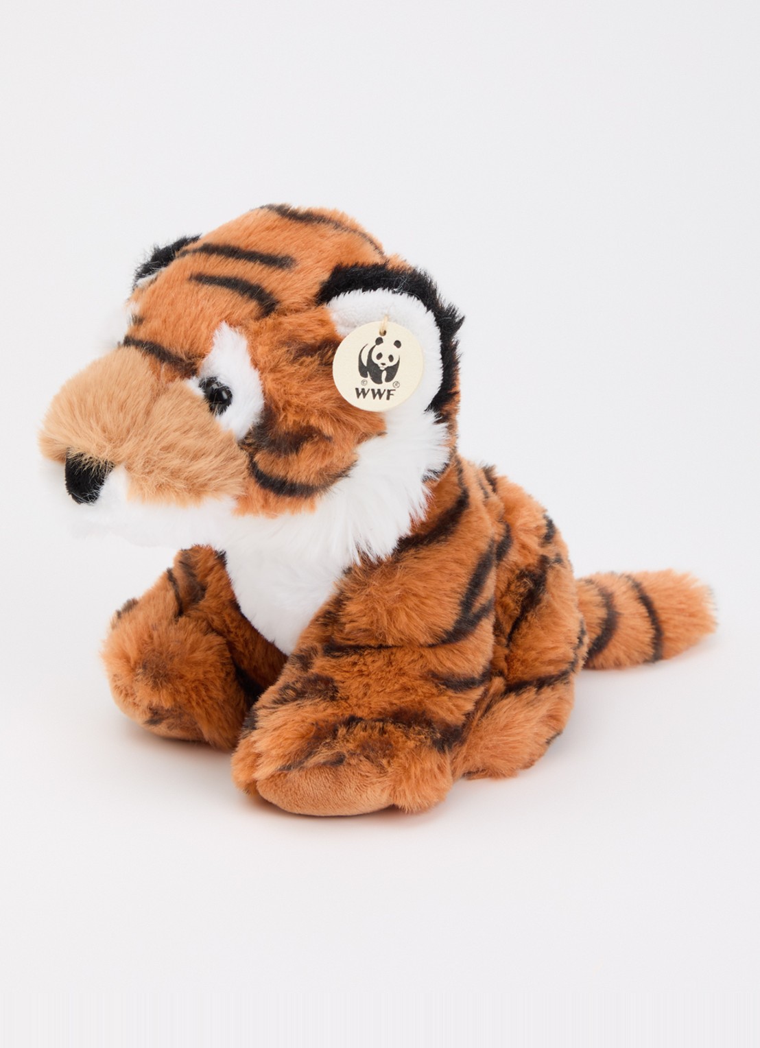 WWF Tijger knuffel - voorkant 2 donkeroranje