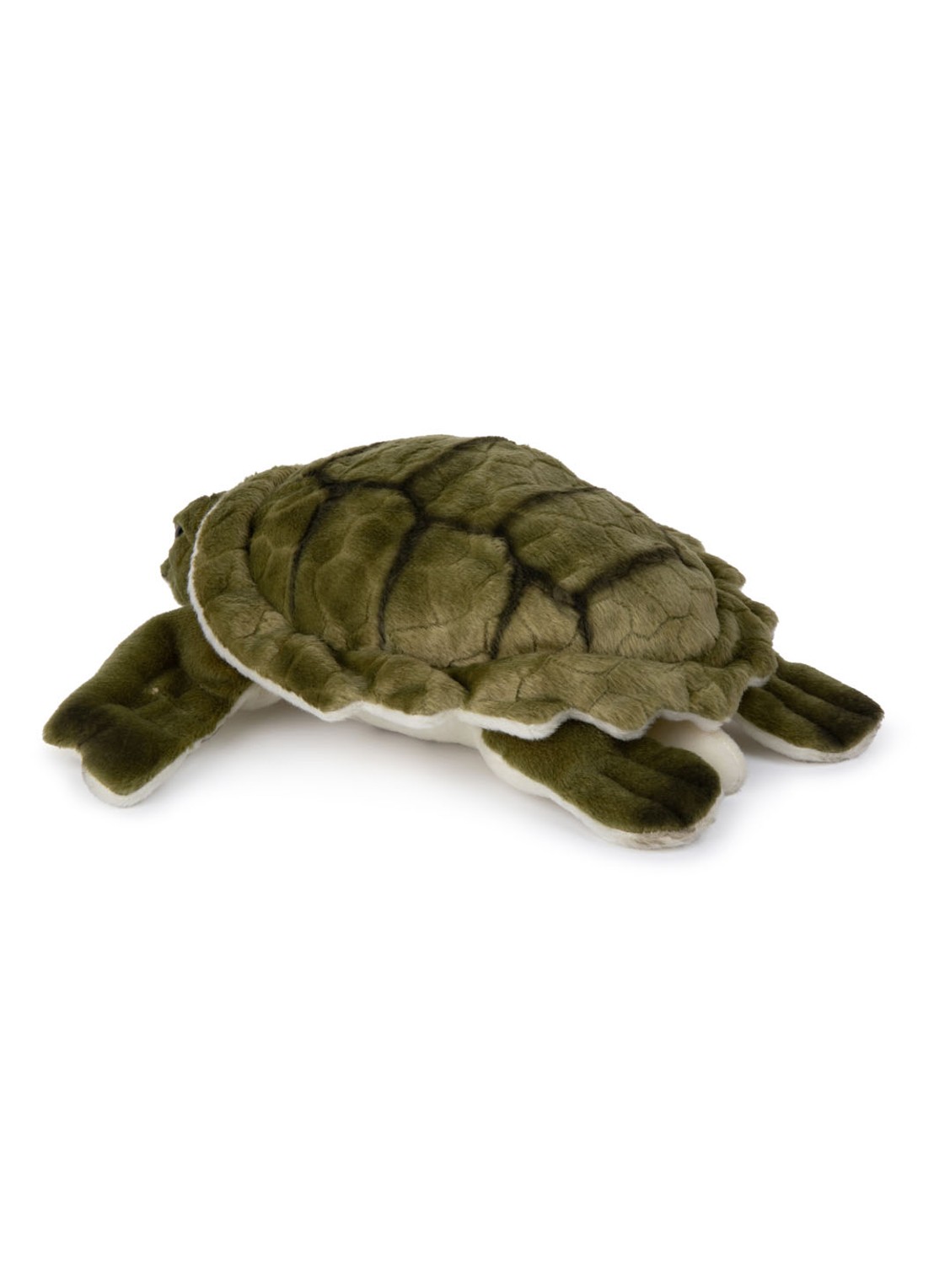 WWF Zeeschildpad knuffel 23 cm - detail 3 groen