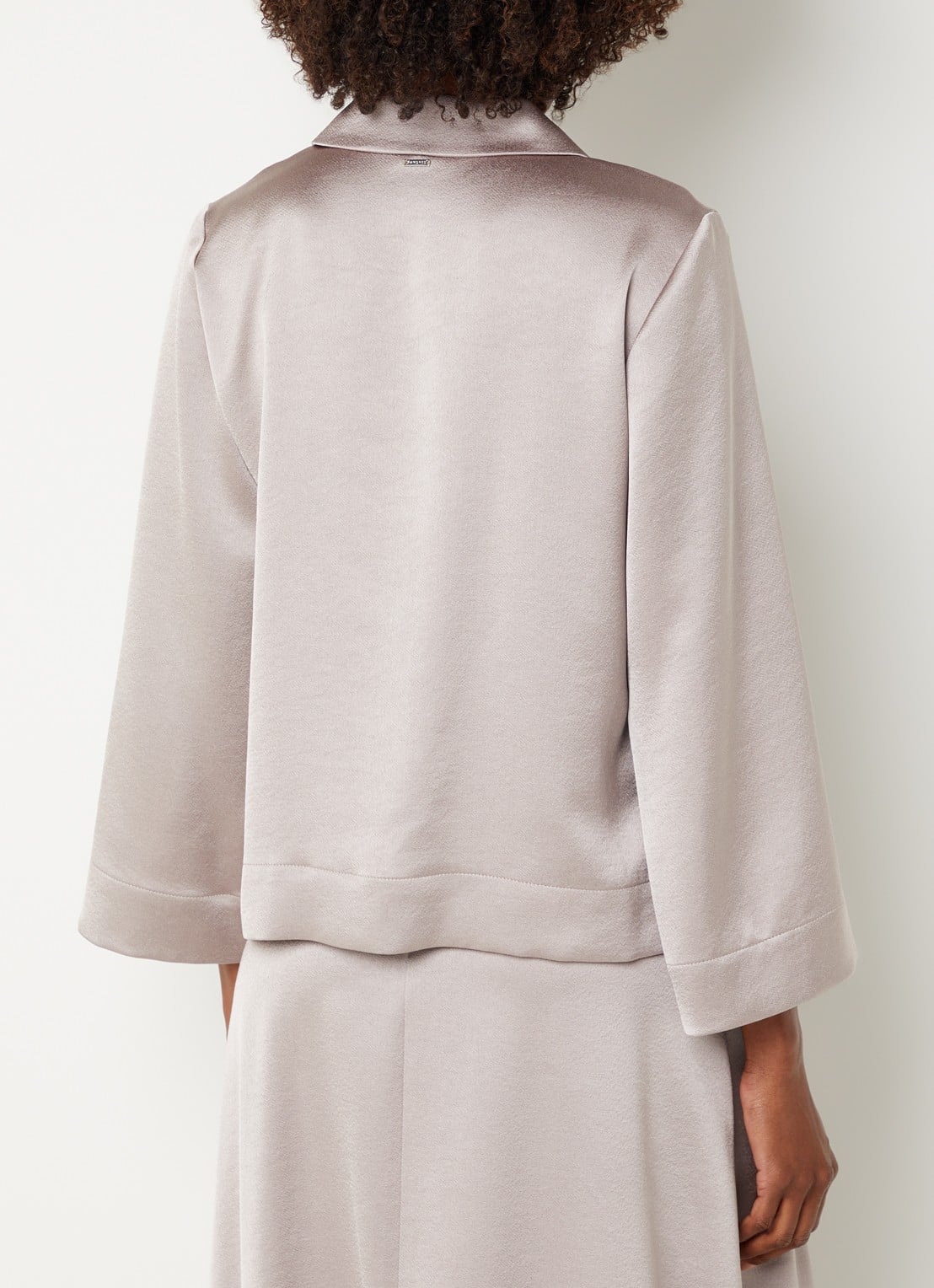 Xandres Helinka tuniek met V-hals - achterkant 2 creme
