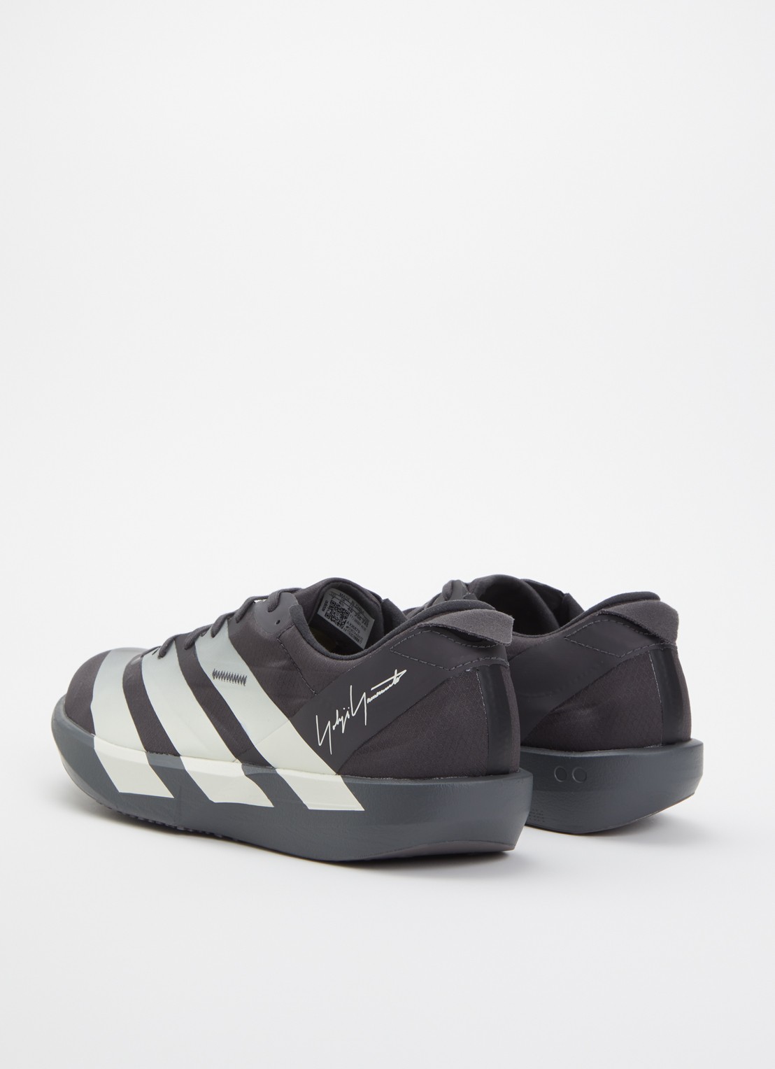 Y-3 Adios 9 sneaker van mesh met logo - achterkant 5 zwart
