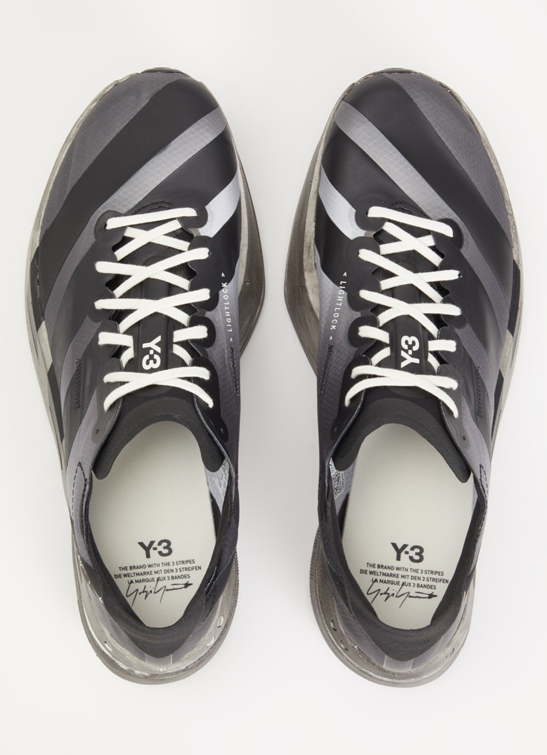 Y-3 Adios Pro 4 sneaker met mesh details - detail 3 zwart