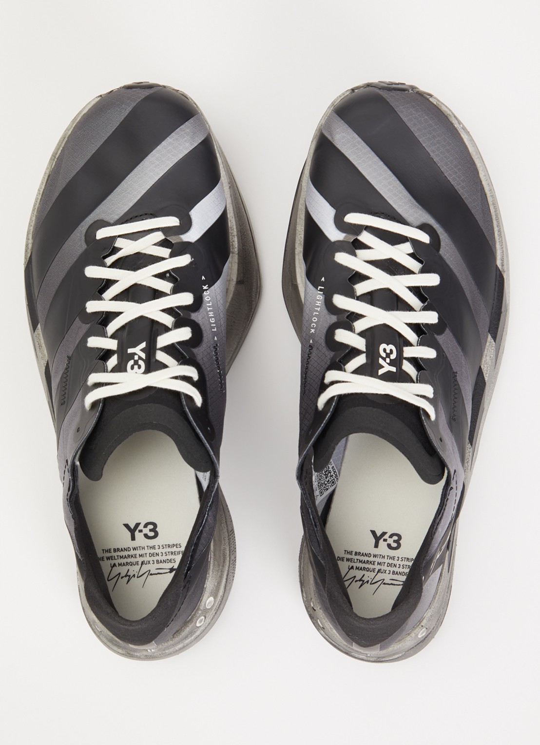 Y-3 Adios Pro 4 sneaker met mesh details - detail 3 zwart
