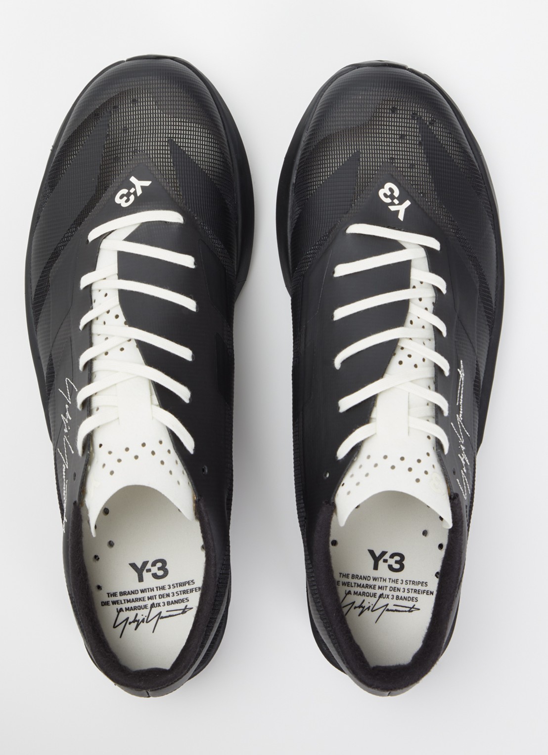 Y-3 Adizero RC6 sneaker met mesh details - detail 3 zwart