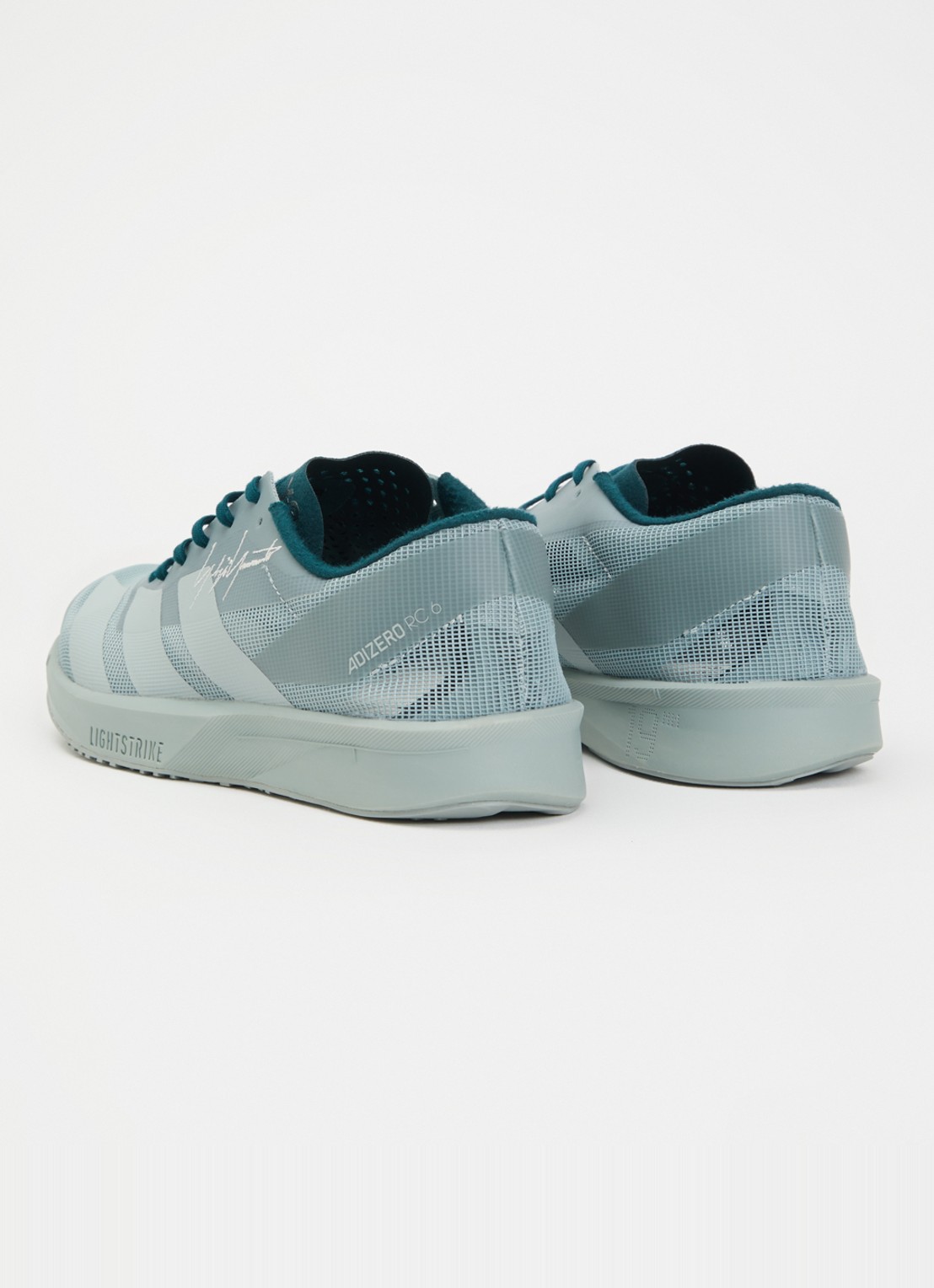 Y-3 Adizero RC6 sneaker van mesh - achterkant 2 lindegroen
