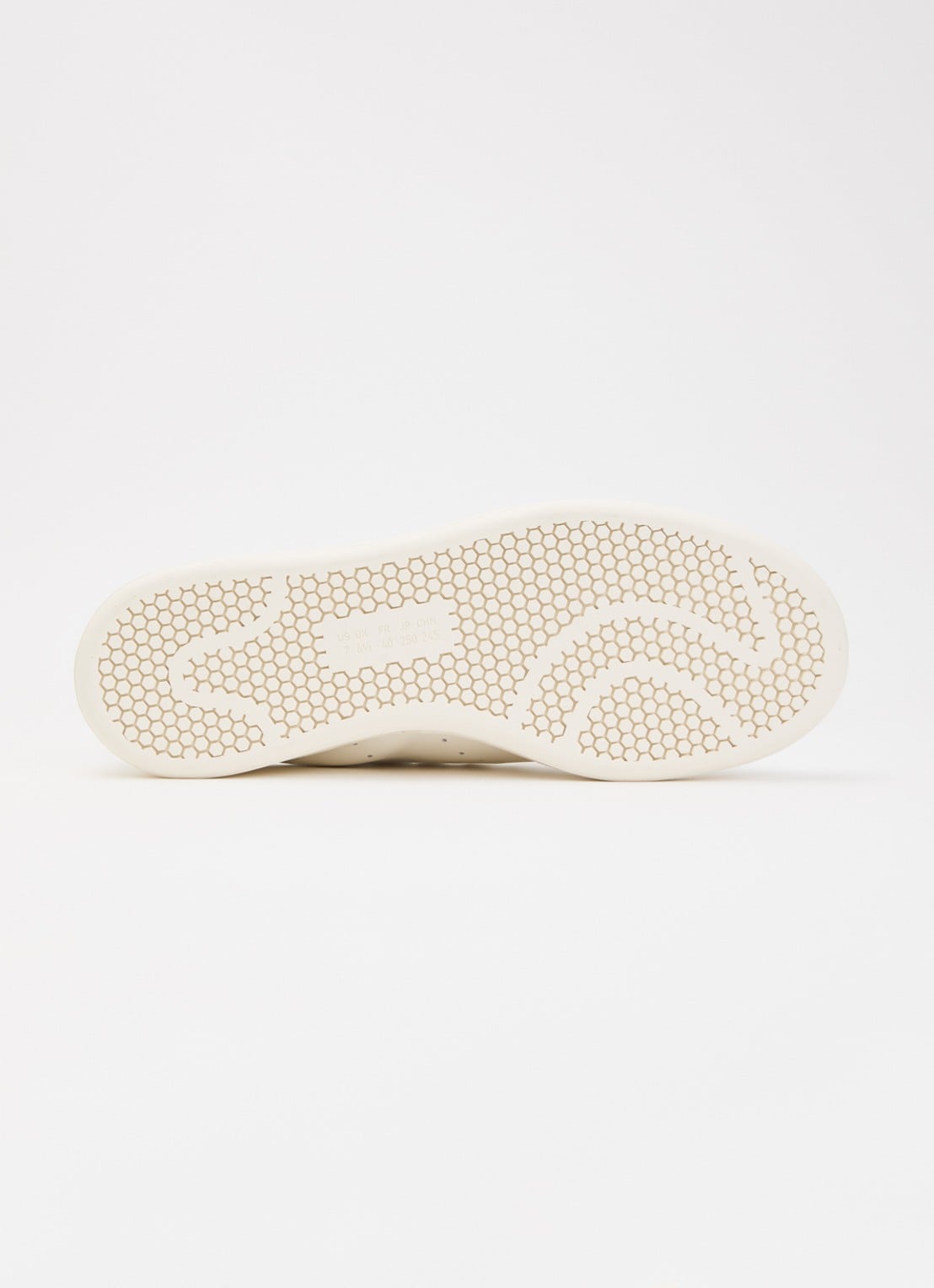 Y-3 Diagonal Stan Smith sneaker van leer - detail 4 wit