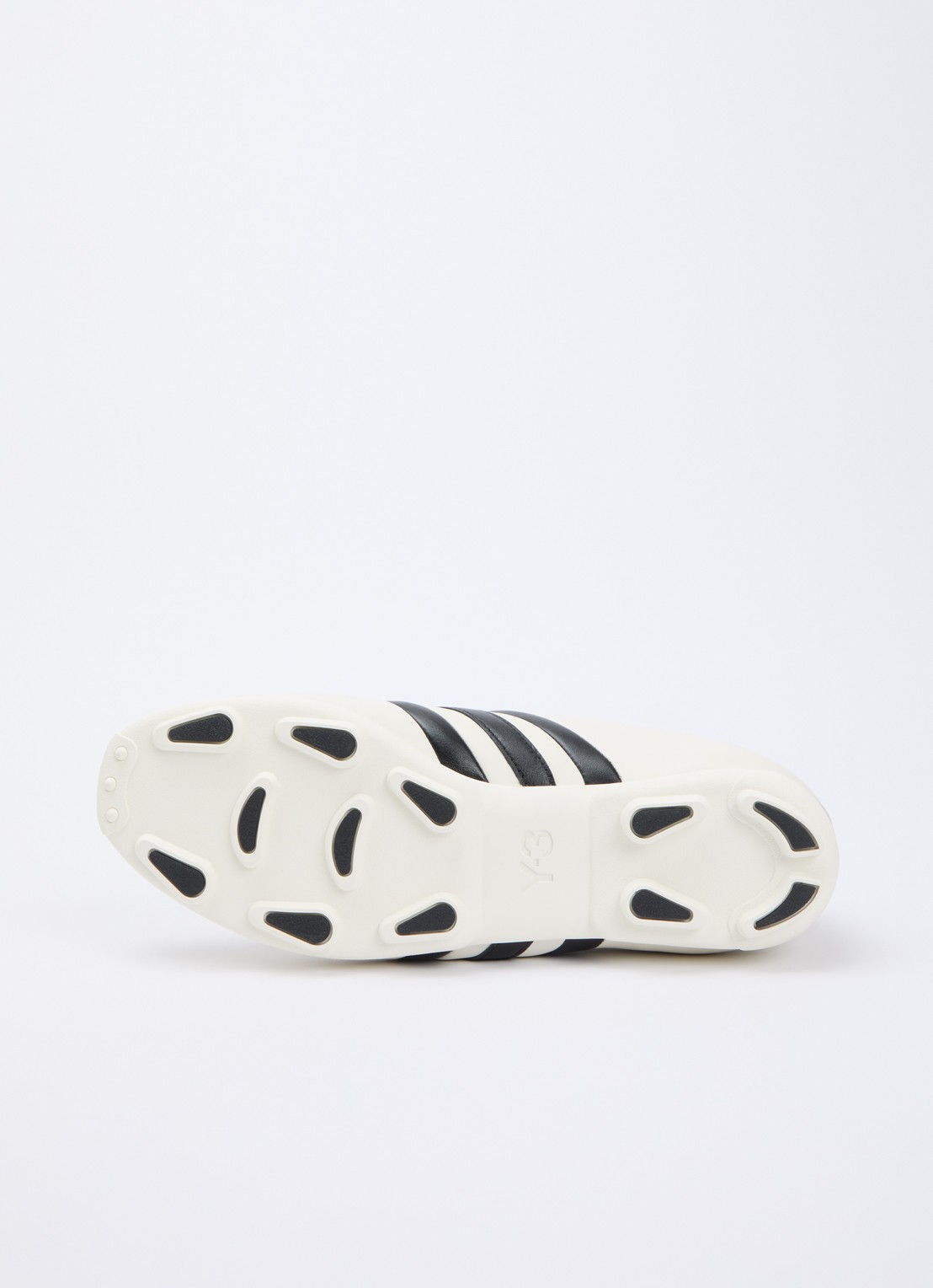 Y-3 Field sneaker van leer met details van suède - detail 5 wit