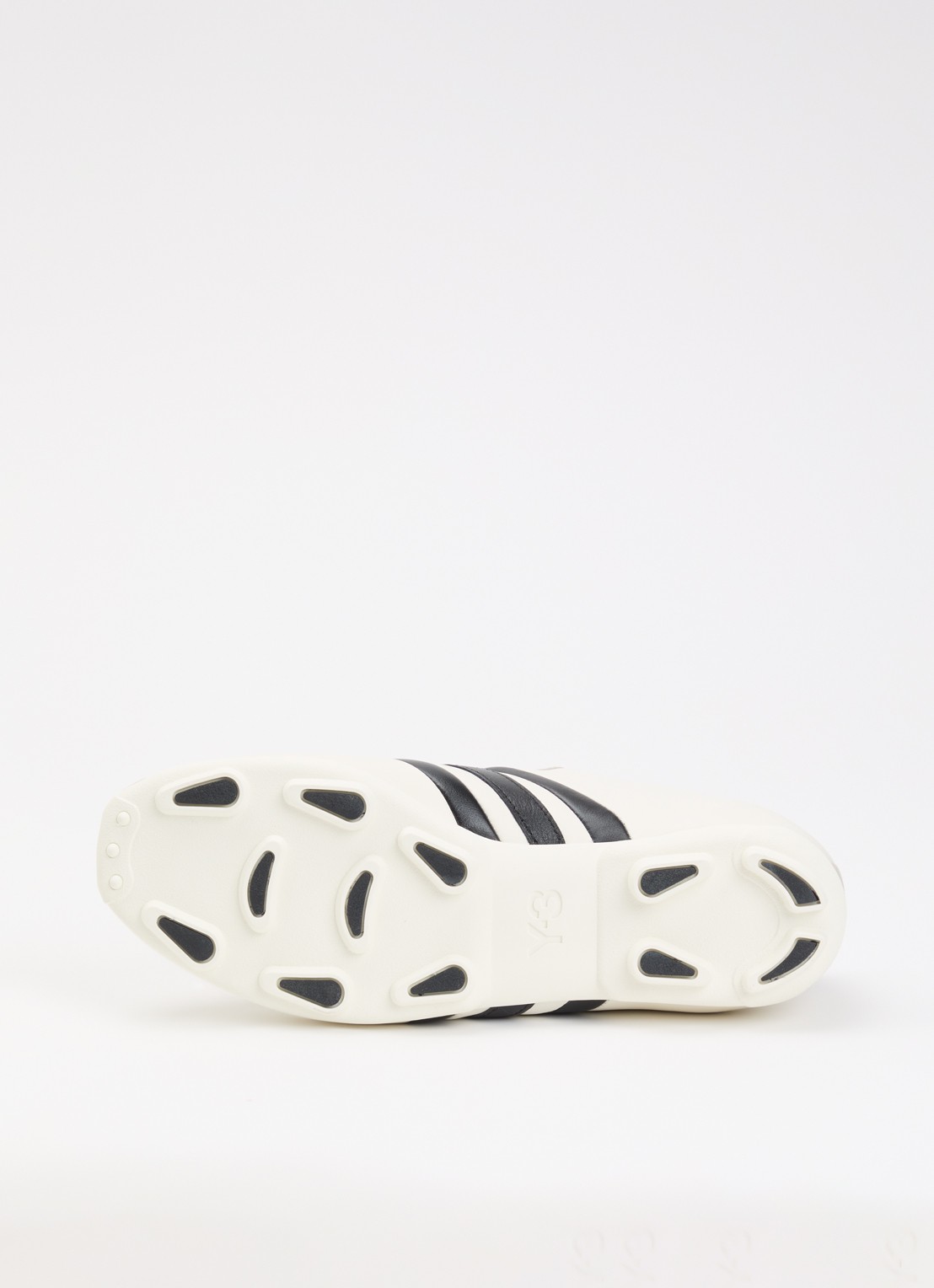 Y-3 Field sneaker van leer met details van suède - detail 5 wit