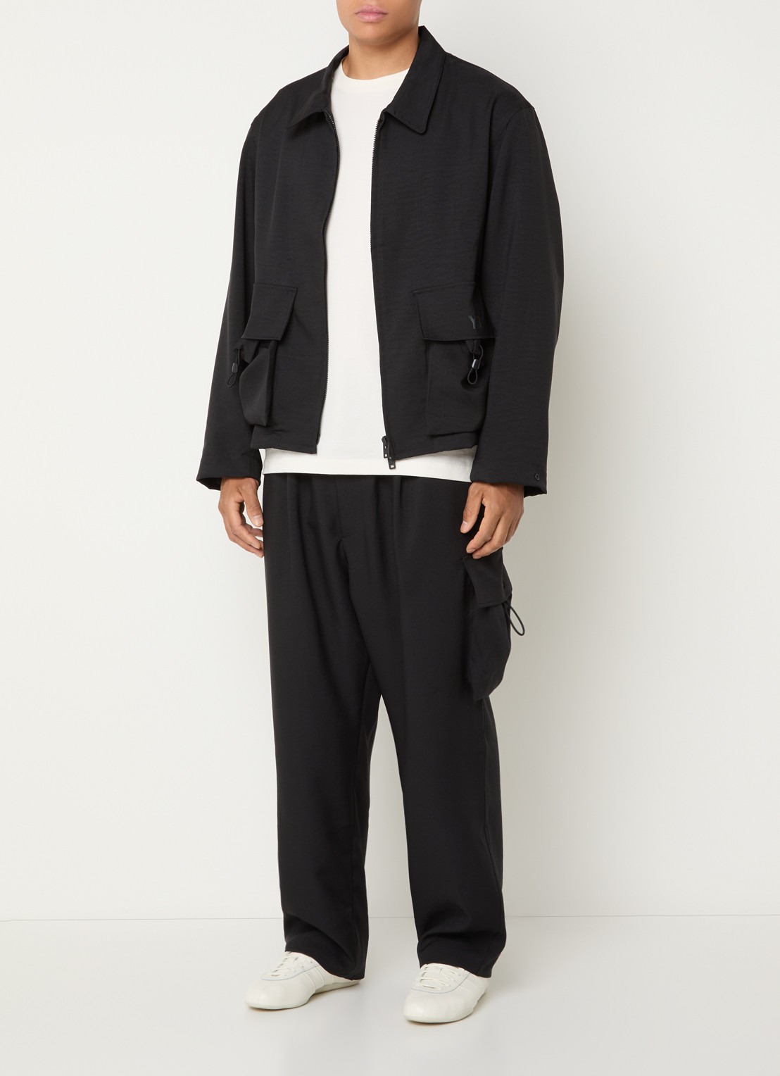 Y-3 Jack met klepzakken - voorkant 3 zwart
