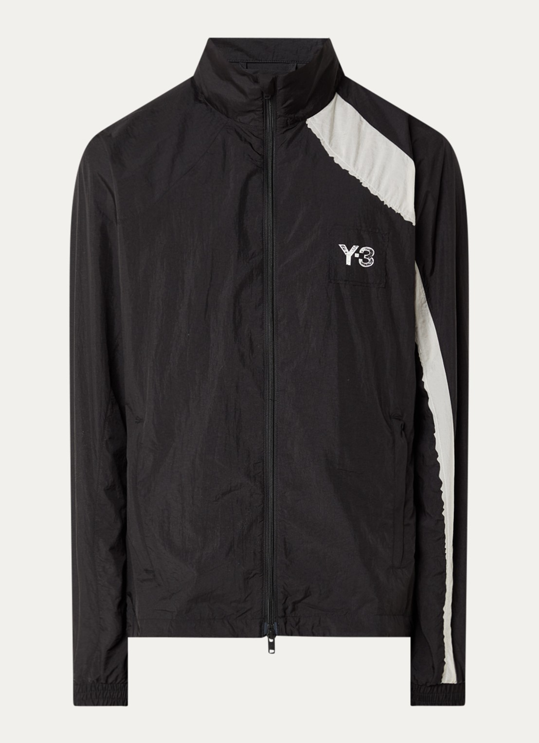 Y-3 Jack met logo- en backprint - voorkant 2 zwart