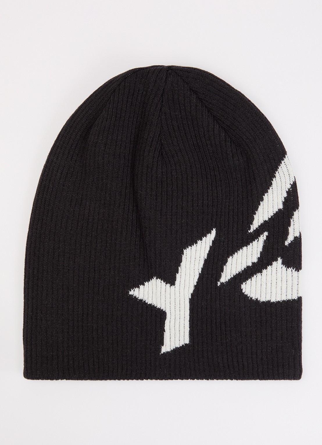 Y-3 Muts met ingebreid logo - voorkant zwart