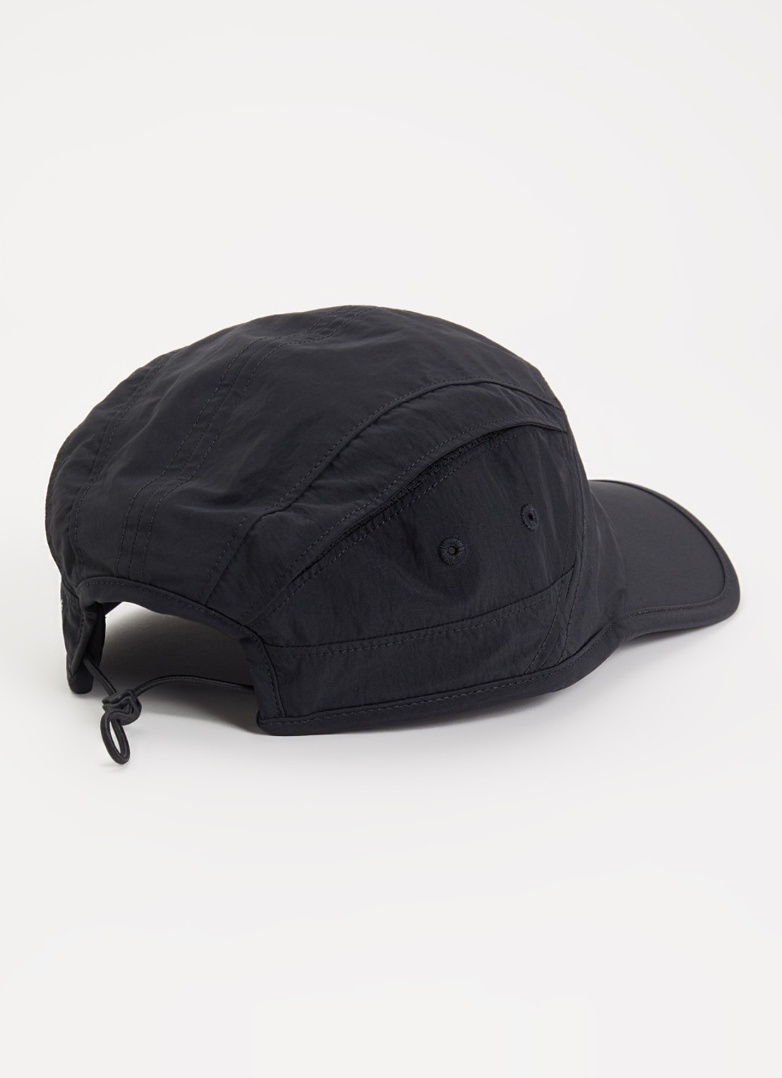 Y-3 Run pet met logo - detail 2 zwart