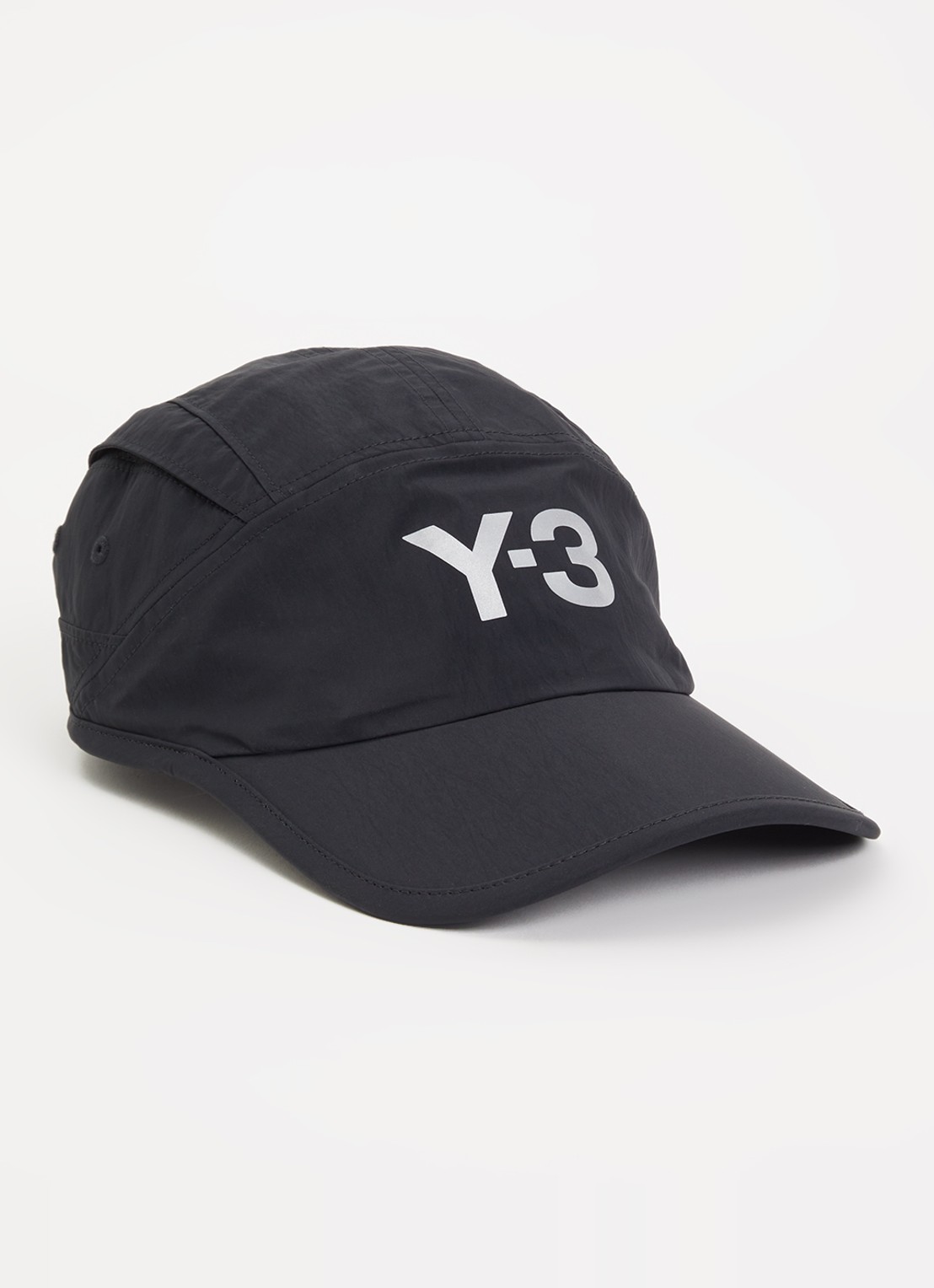 Y-3 Run pet met logo - voorkant zwart