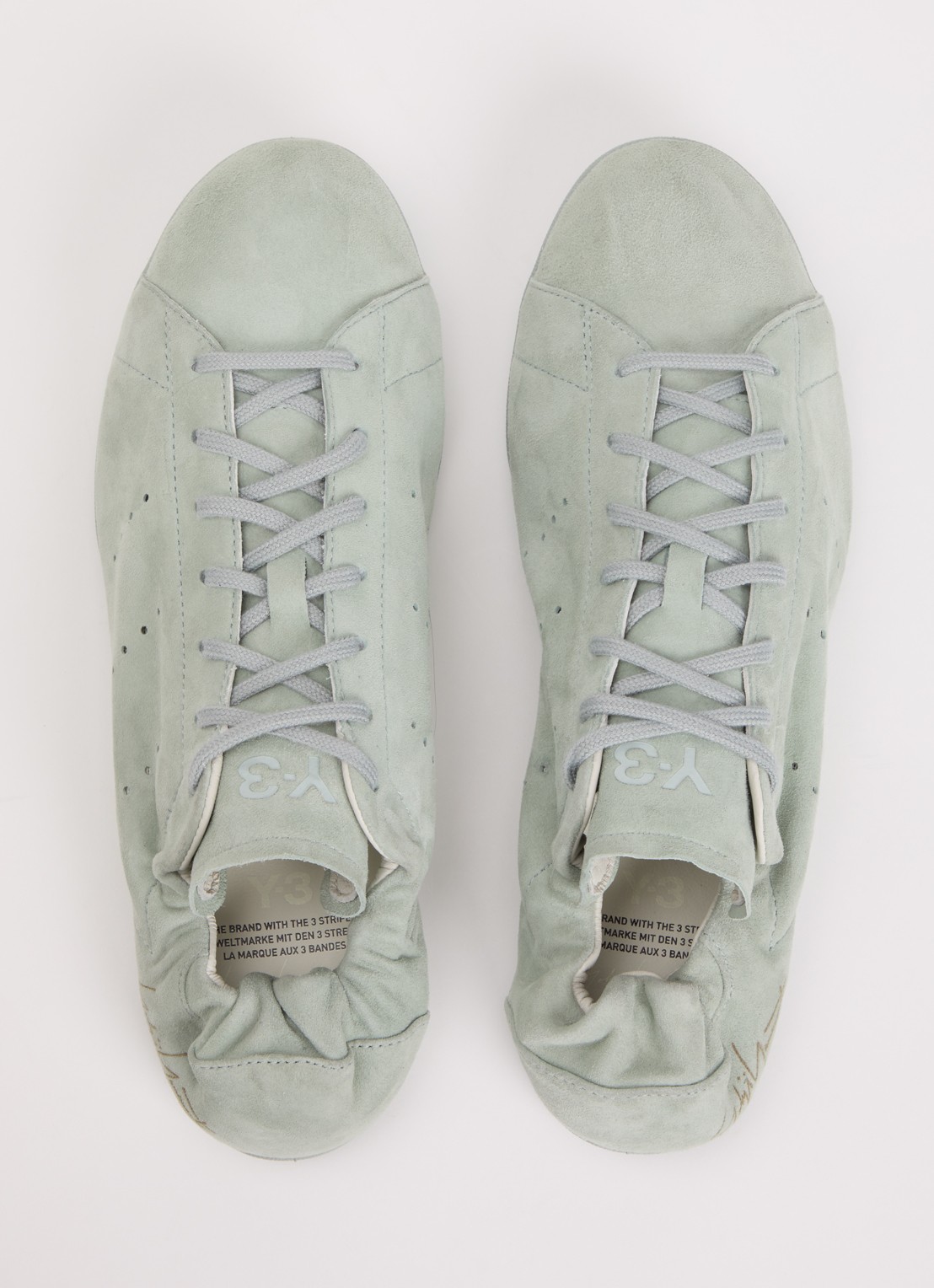 Y-3 Stan Smith Lo Pro sneaker van suède  - detail 4 mint