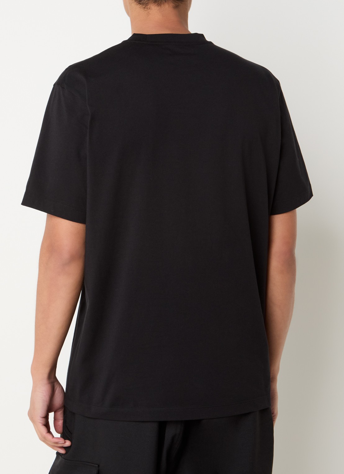 Y-3 T-shirt met logoprint - achterkant 3 zwart