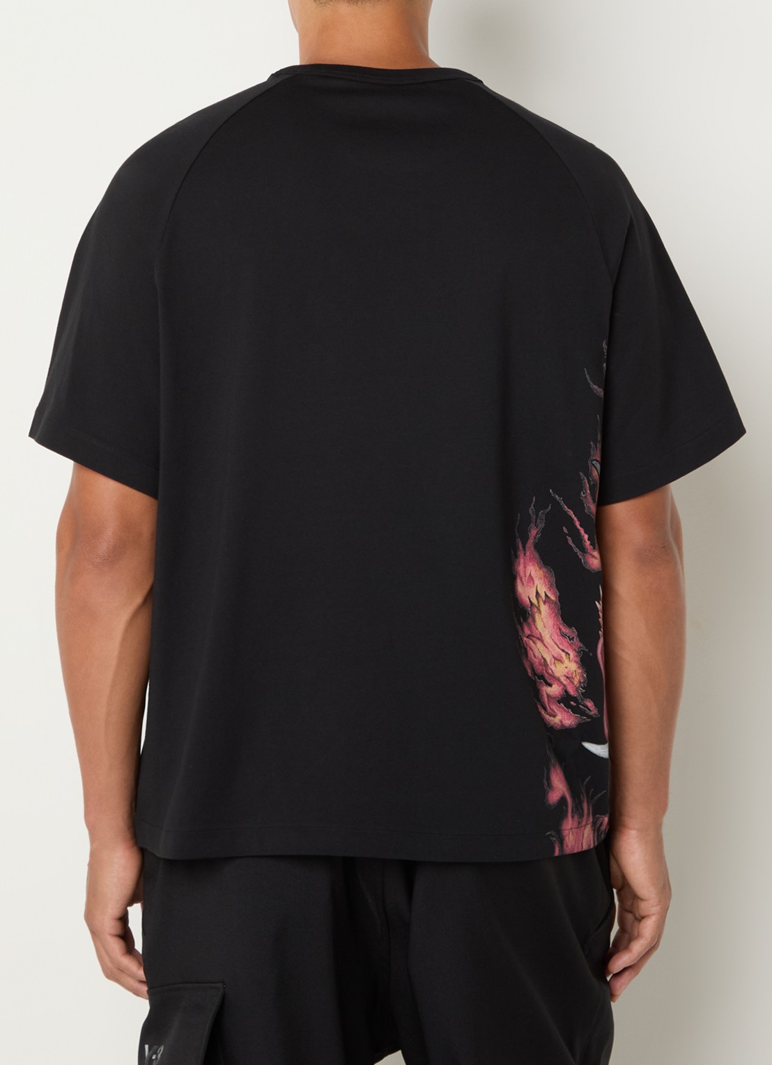 Y-3 T-shirt met print - achterkant 2 zwart