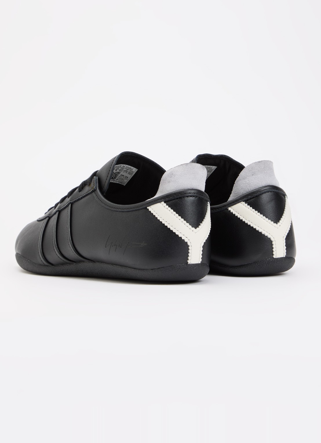 Y-3 Tokyo sneaker van leer - achterkant 4 wit