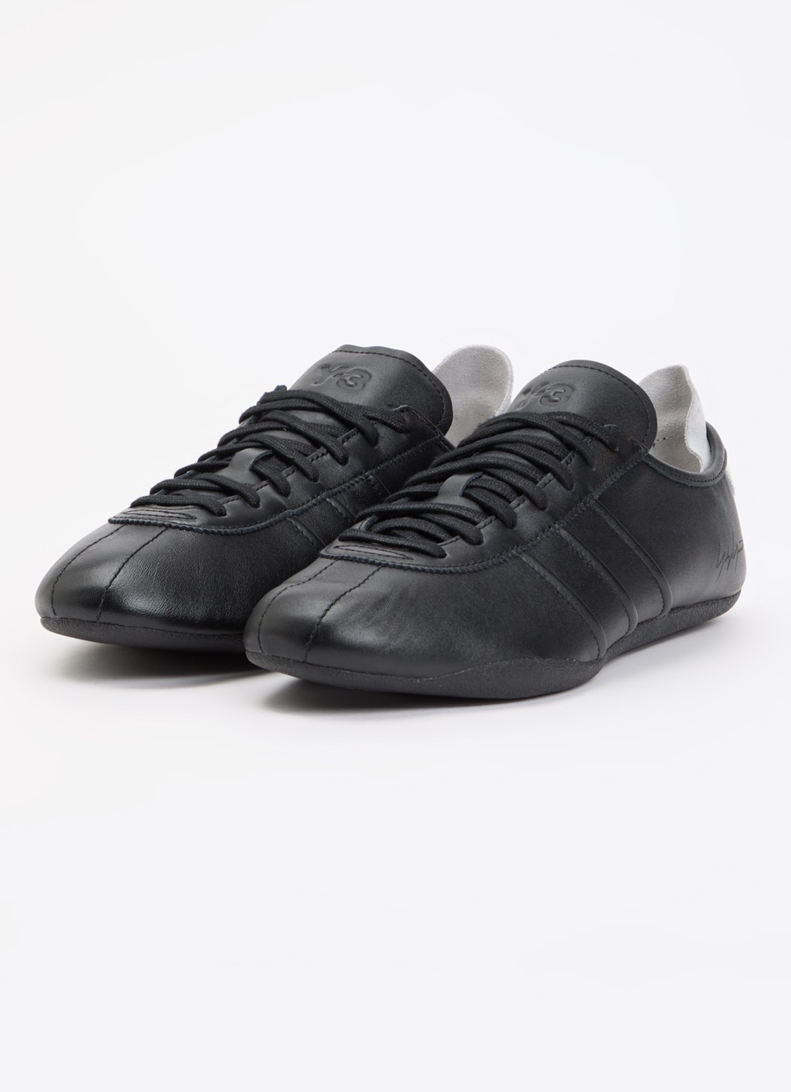 Y-3 Tokyo sneaker van leer - detail wit