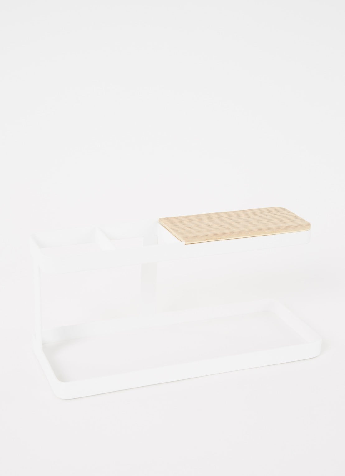 Yamazaki Bureau organizer 24,5 x 9,7 cm - voorkant 2 wit