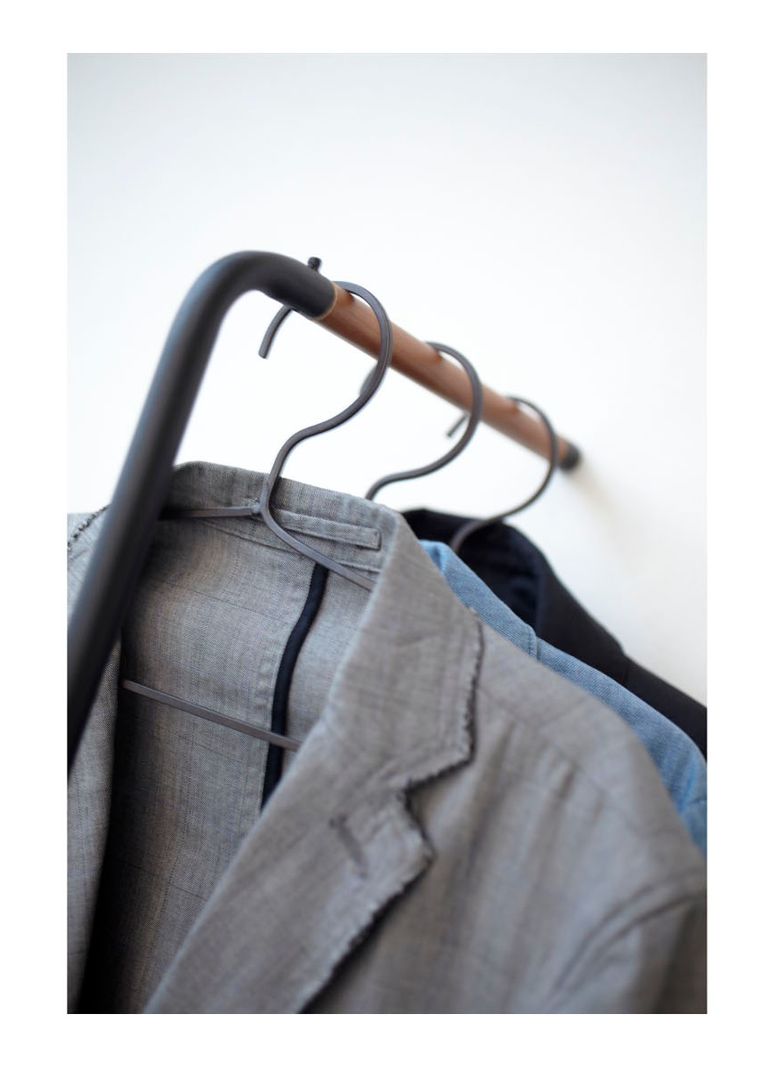 Yamazaki Hanger Rack 0.0 - black - detail 2 zwart