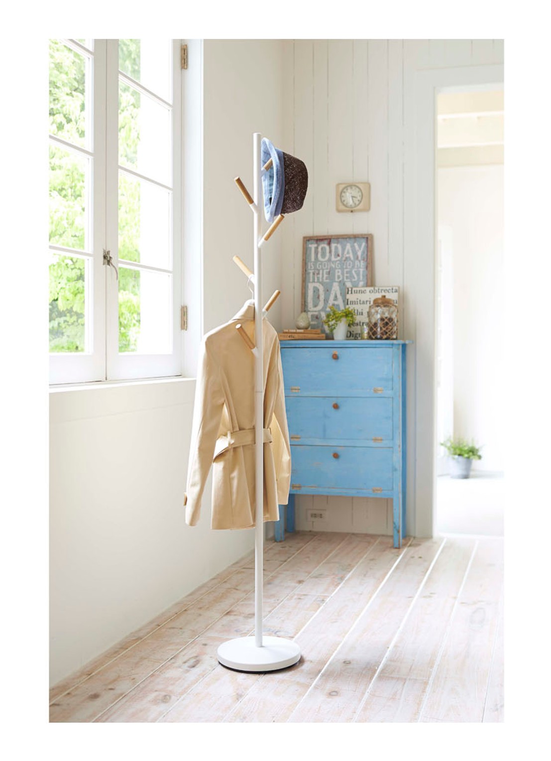 Yamazaki Plain Pole Hanger - white - voorkant 2 wit