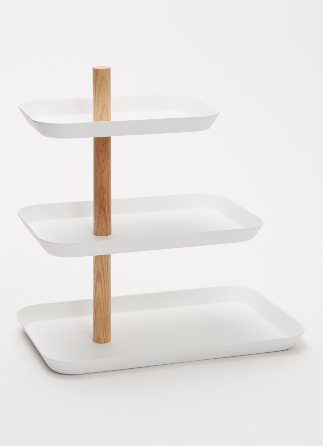 Yamazaki Rin étagère 25,5 cm - voorkant 3 wit