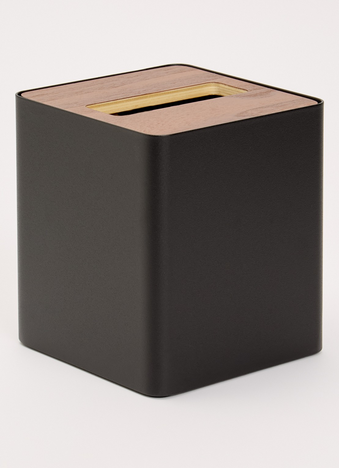 Yamazaki Rin tissuebox 15 cm - voorkant 3 zwart