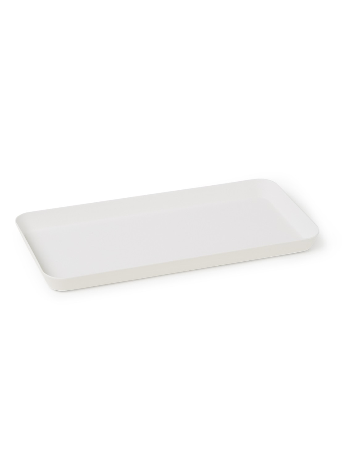 Yamazaki Tower Amenity L opbergschaal 22 x 10 cm - voorkant wit