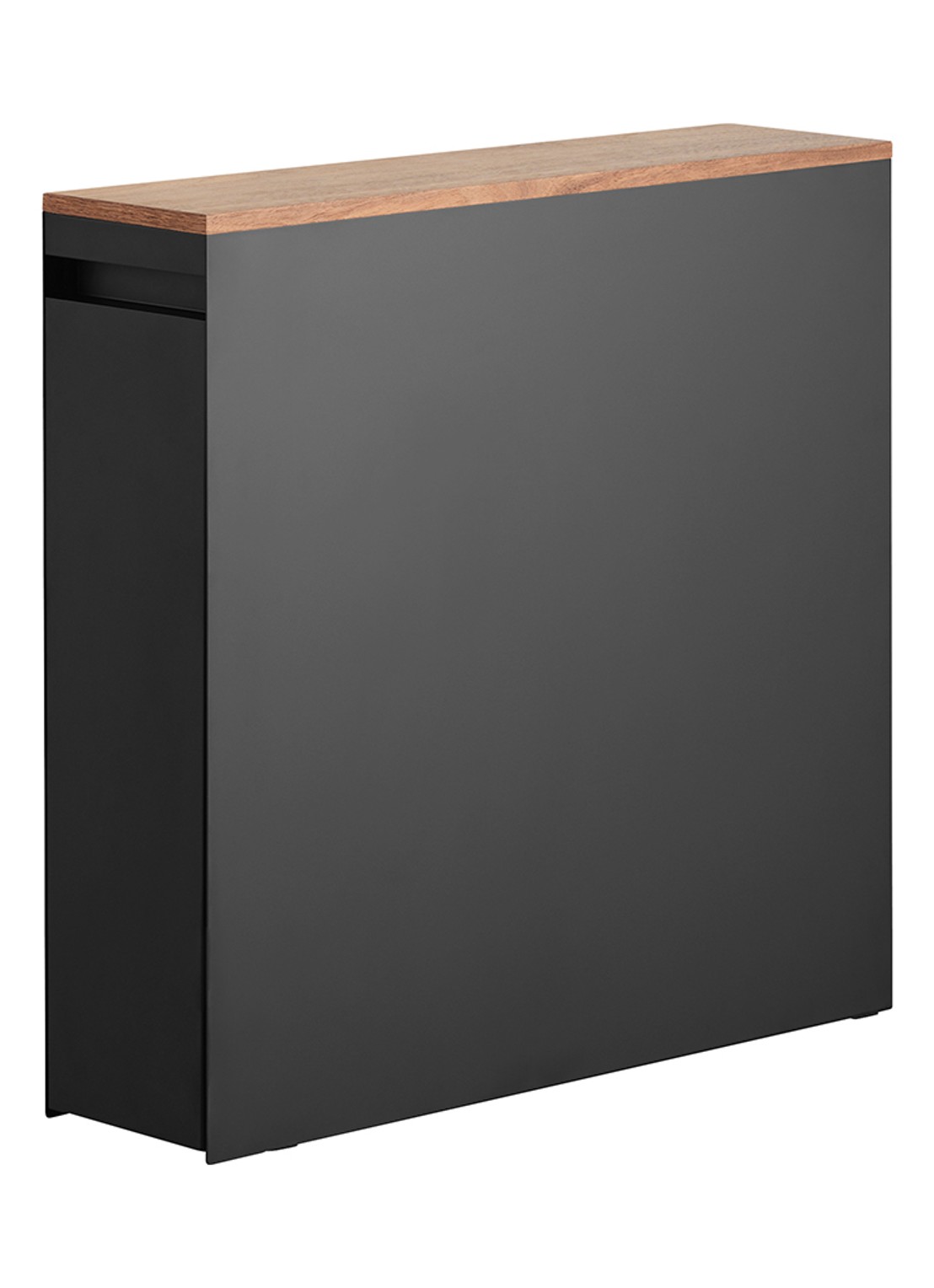 Yamazaki Tower badkamer organizer 14 x 56 x 55 cm - voorkant 3 zwart