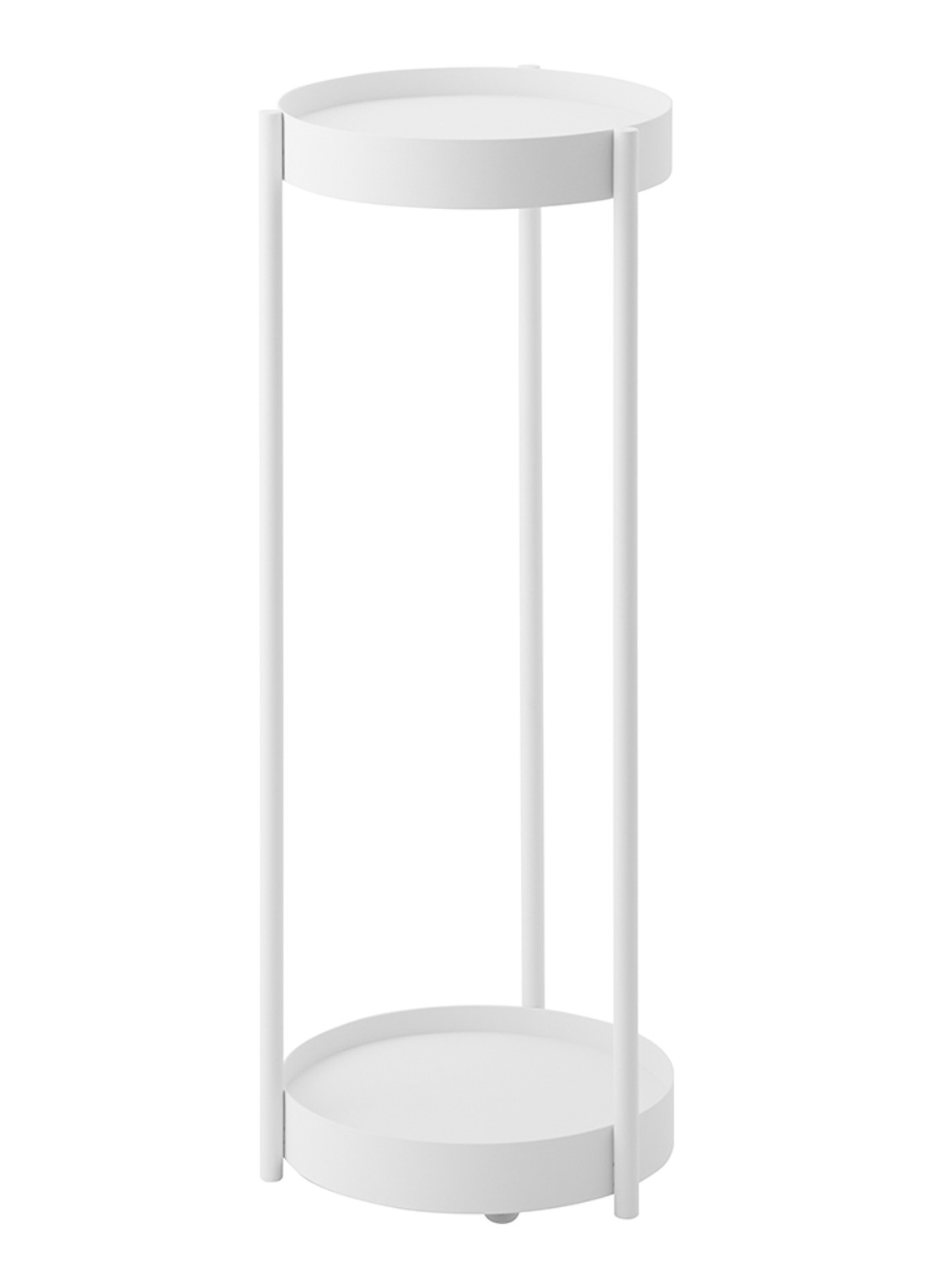 Yamazaki Tower bijzettafel 70 cm - voorkant wit