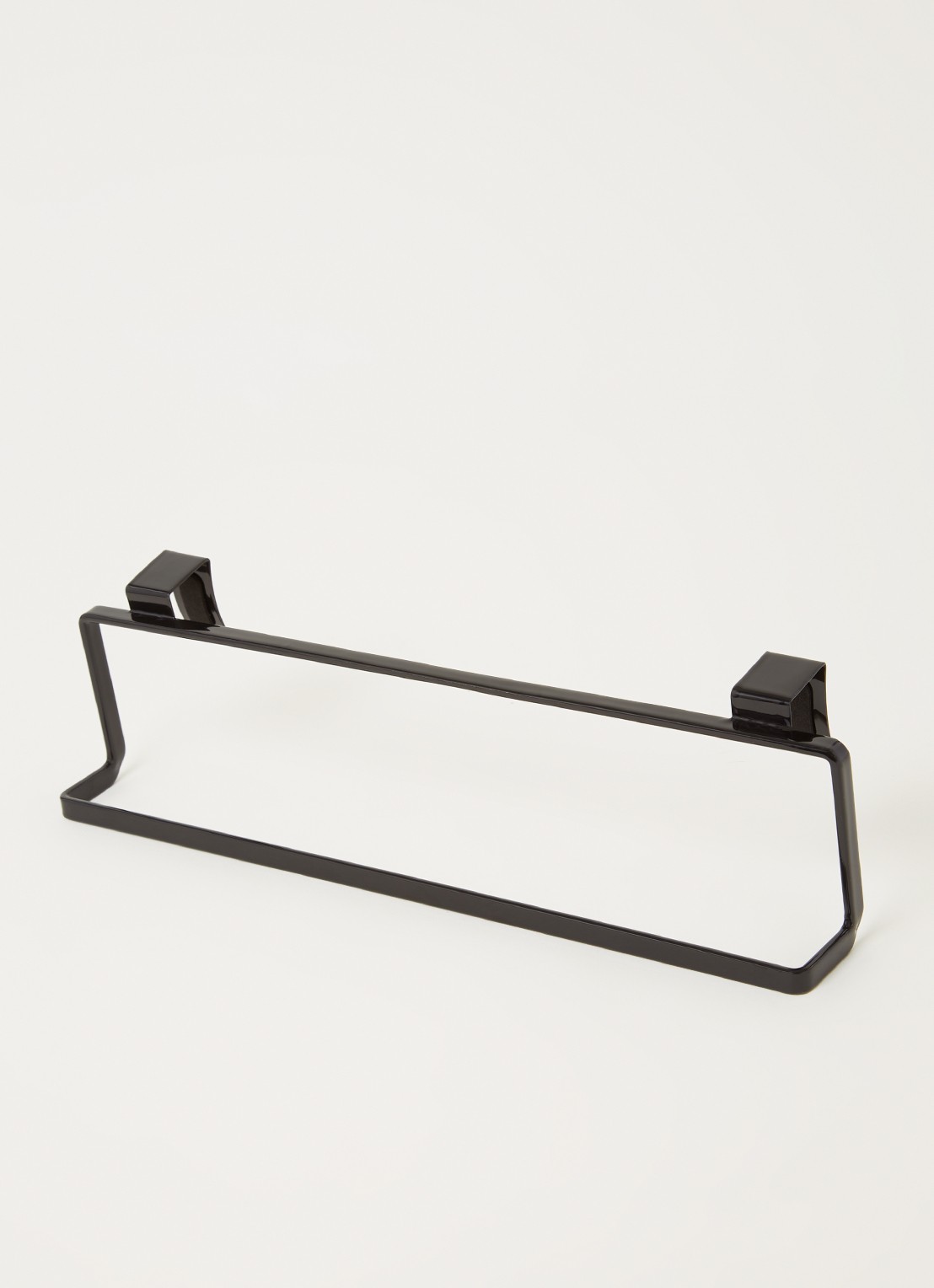 Yamazaki Tower handdoekhouder 31 cm - voorkant 2 zwart