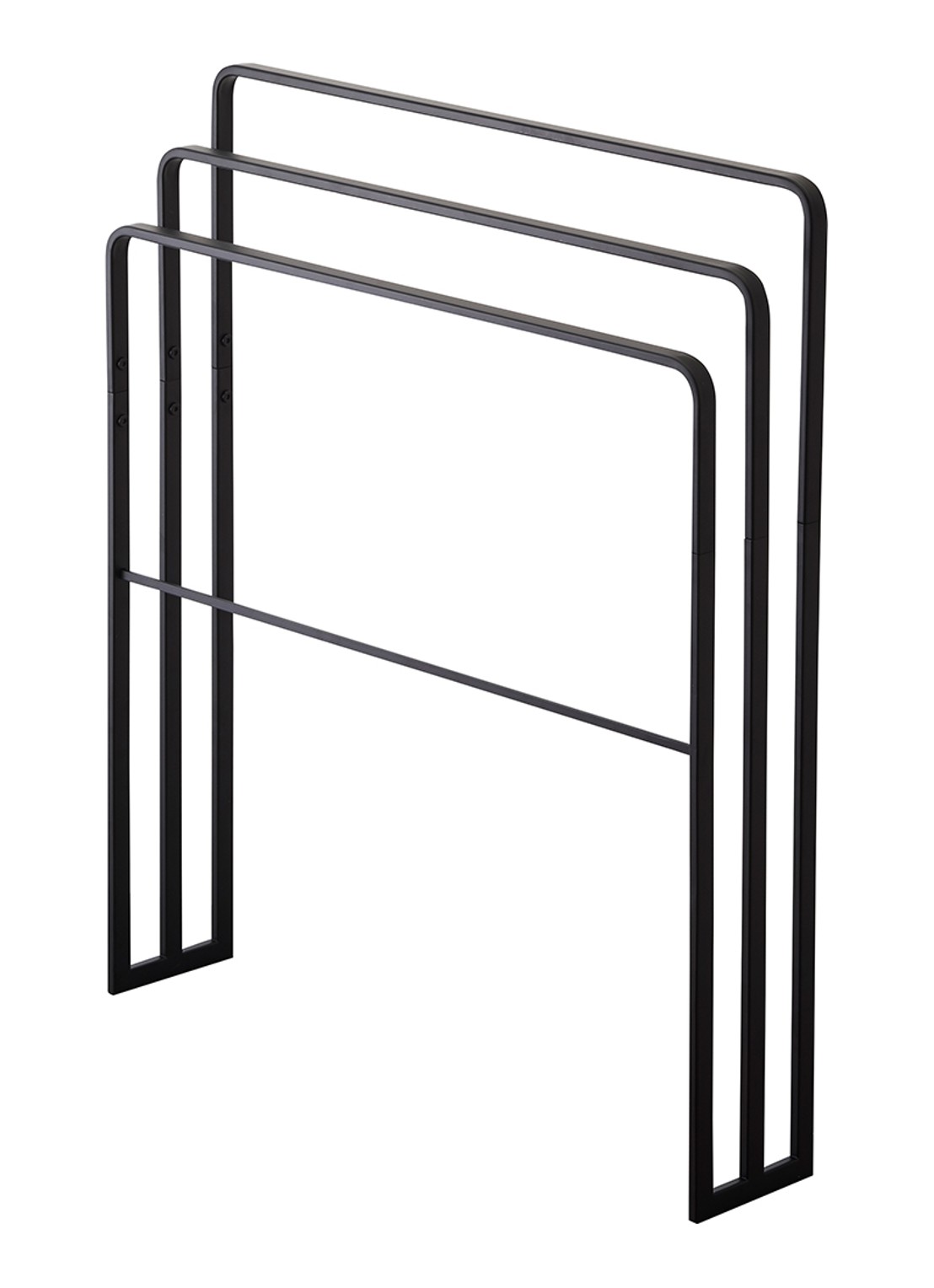 Yamazaki Tower handdoekrek 70 x 81 cm - voorkant zwart