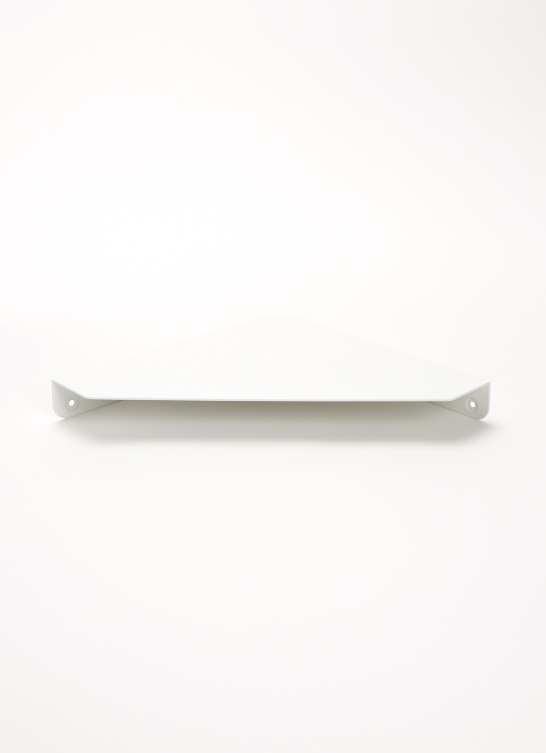Yamazaki Tower hoekplank 22 cm - voorkant 3 wit