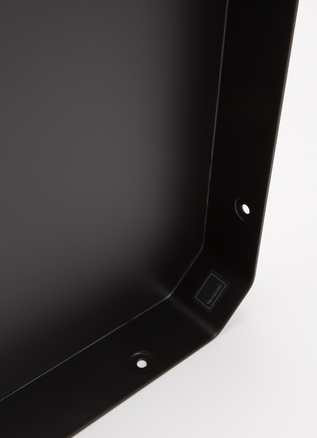 Yamazaki Tower hoekplank 22 cm - detail 3 zwart