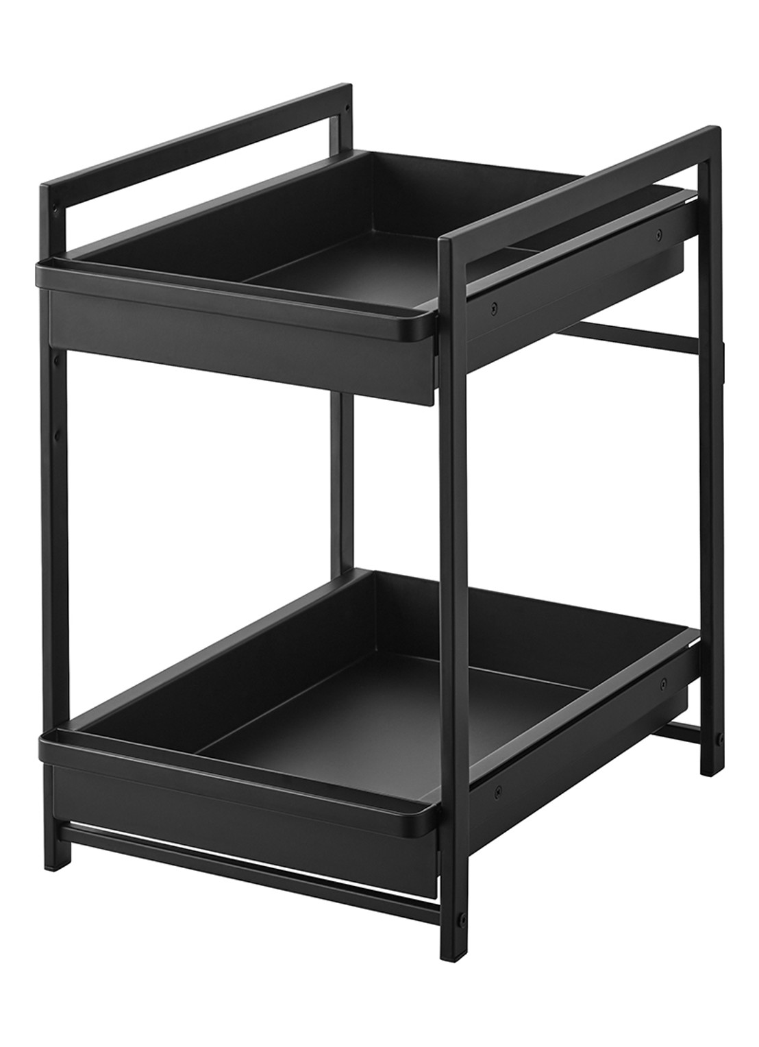 Yamazaki Tower keukenkast organizer 30 x 68,5 x 45 cm - voorkant 3 zwart