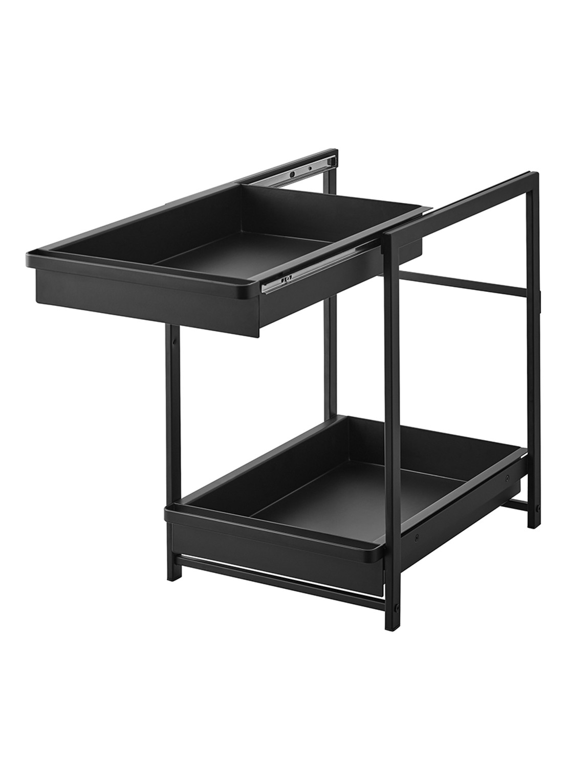 Yamazaki Tower keukenkast organizer 30 x 68,5 x 45 cm - voorkant 4 zwart